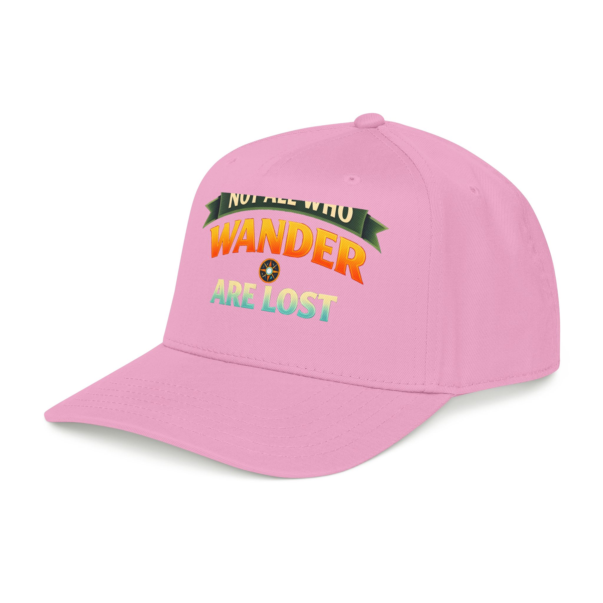 Baseball Cap - "Not All Who Wander Are Lost" Design Scenic-Line