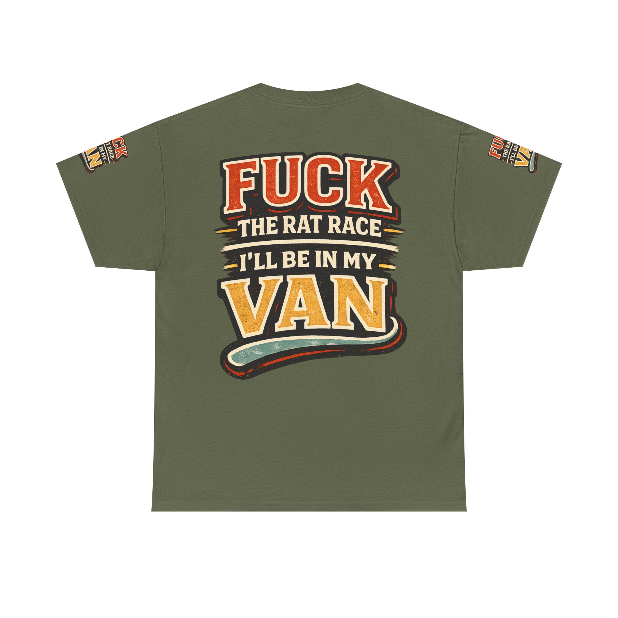 10529174058535814812_2048.jpeg Unisex Heavy Cotton Tee — "Fuck The Rat Race" Design F**K-Line