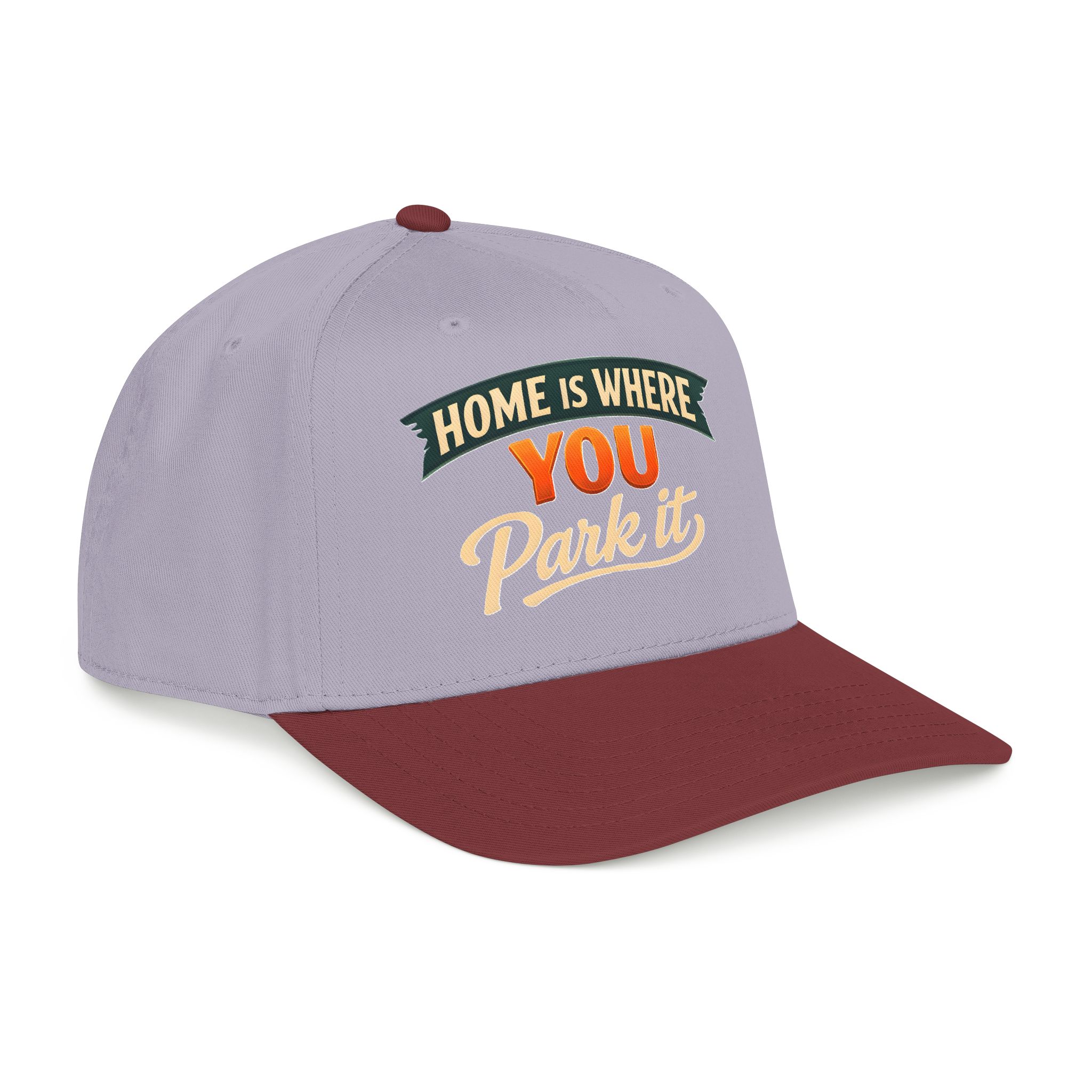 Baseball Cap - "Home Is where You Park It" Design Scenic-Line