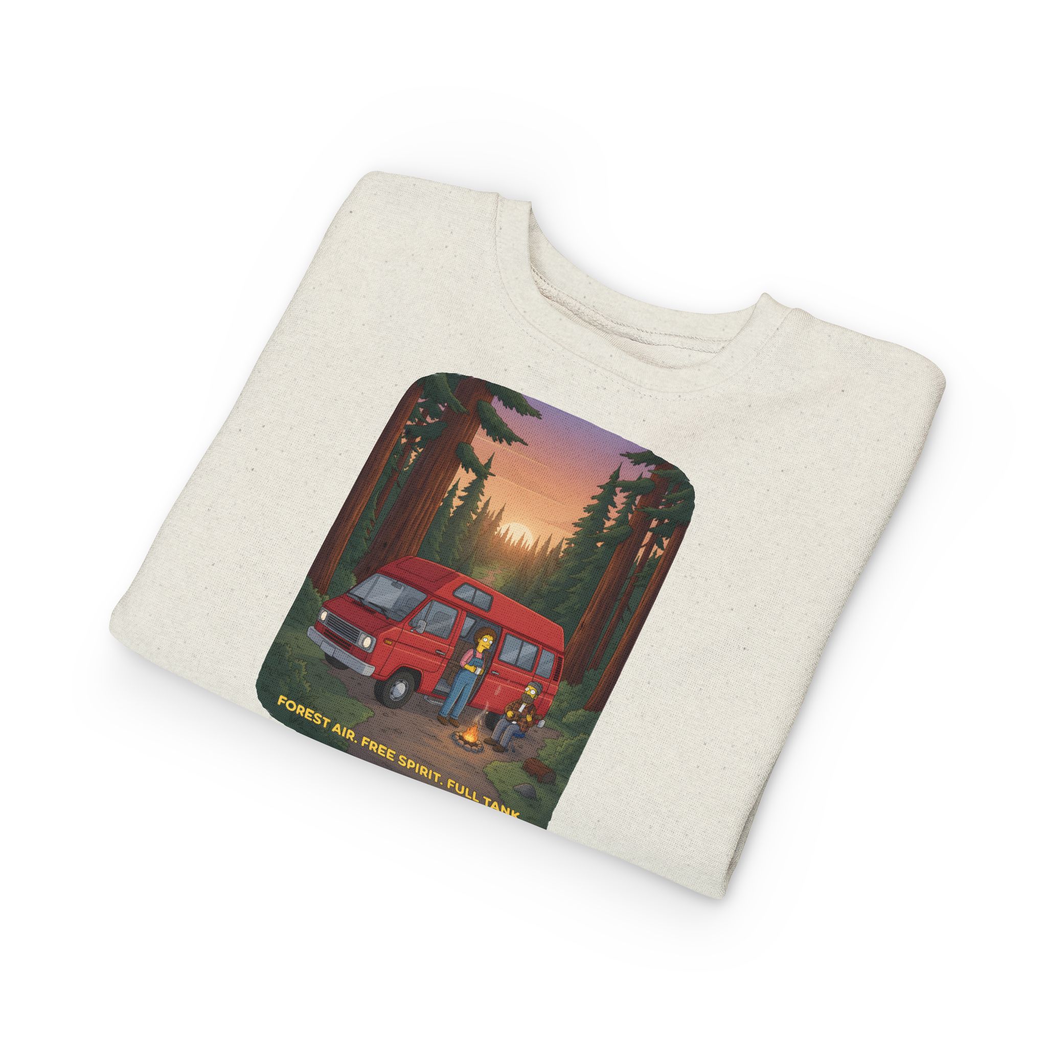 10564005888990134525_2048-1.jpeg Toddler Sweatshirt - "Forest Air Free Spirit Full Tank" (Design Sitcom-Line)