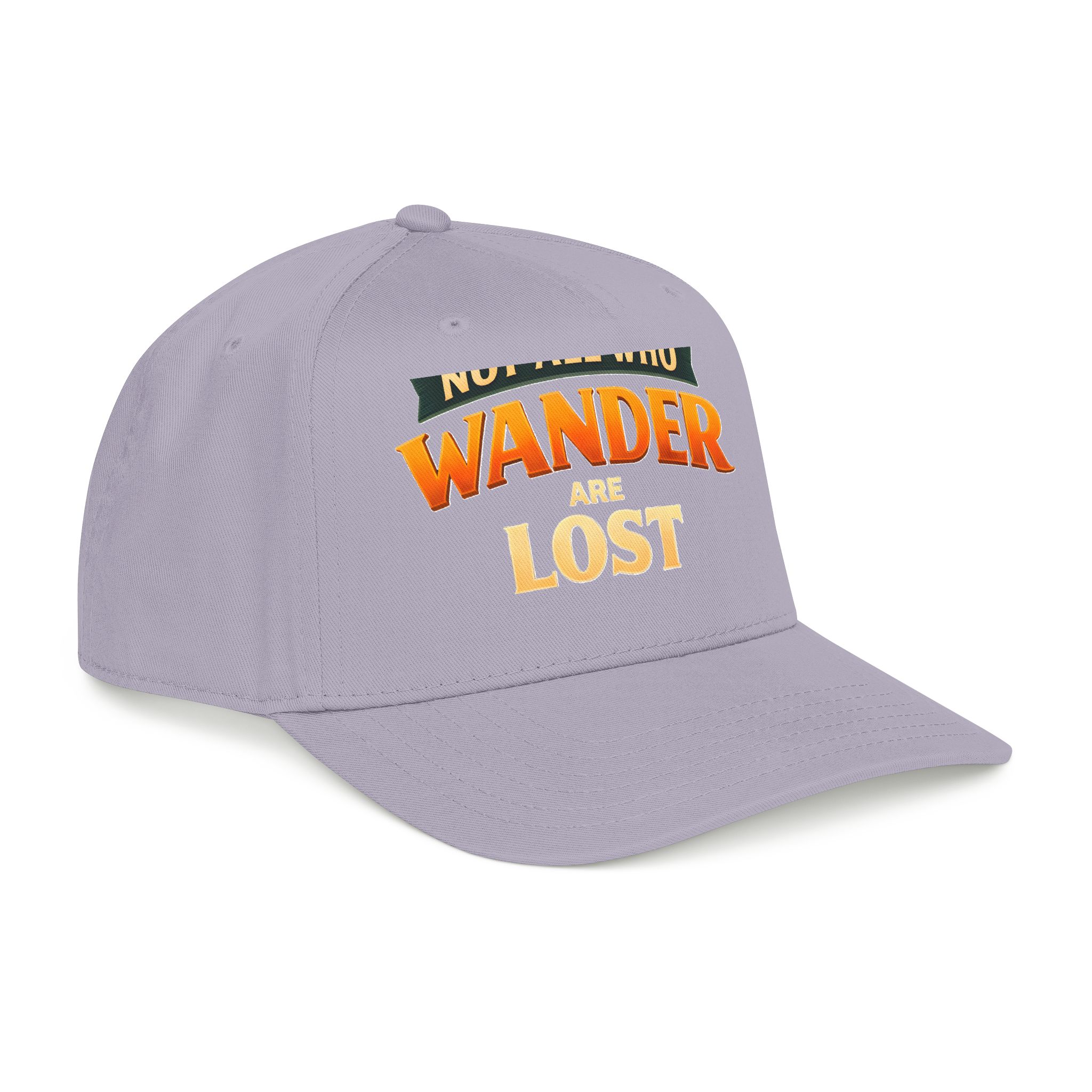 Baseball Cap - "Not All Who Wander Are Lost" Design Scenic-Line