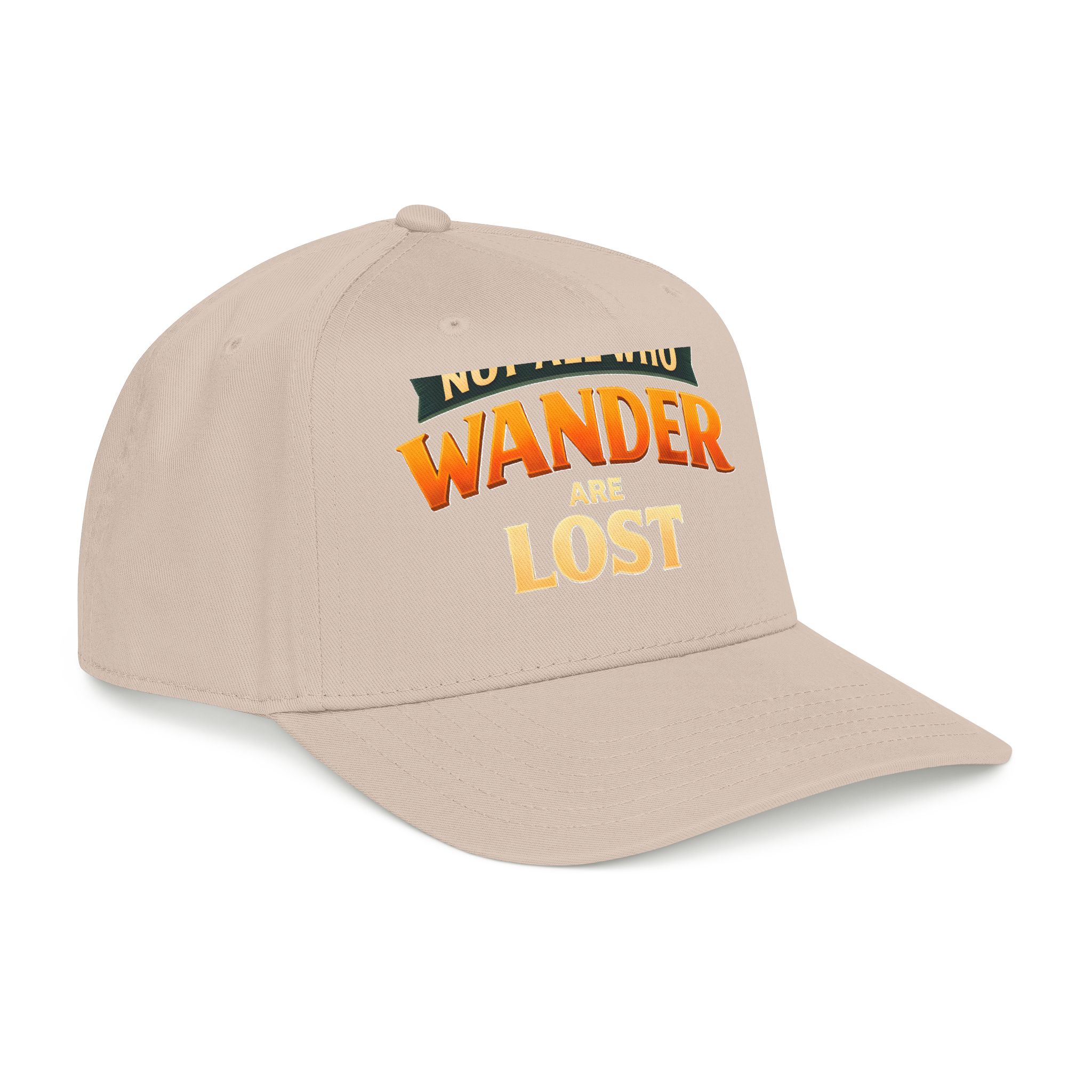 Baseball Cap - "Not All Who Wander Are Lost" Design Scenic-Line
