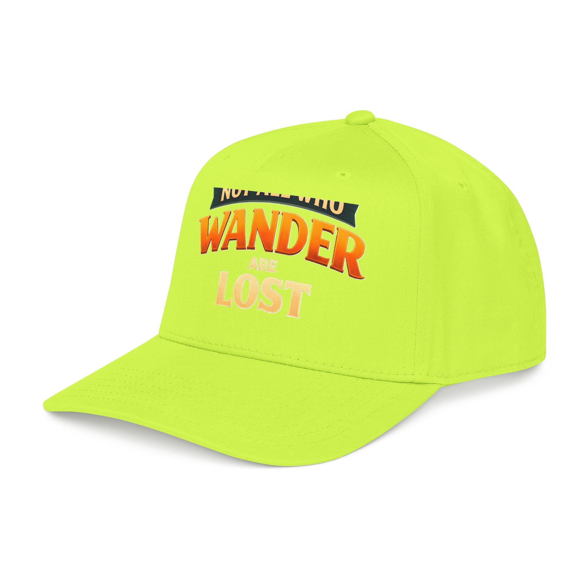 Baseball Cap - "Not All Who Wander Are Lost" Design Scenic-Line