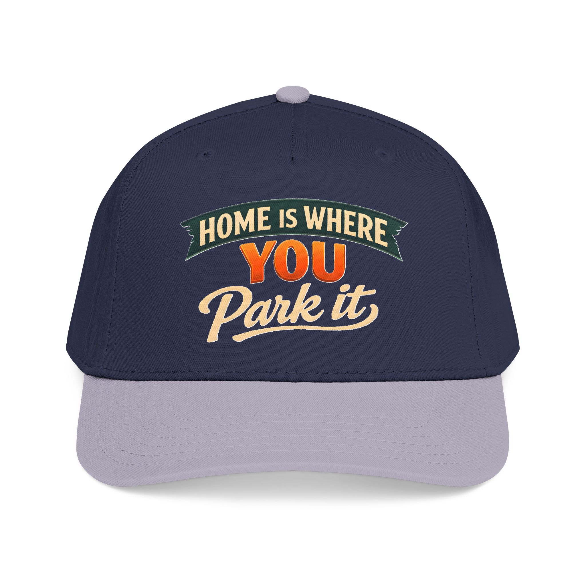 Baseball Cap - "Home Is where You Park It" Design Scenic-Line
