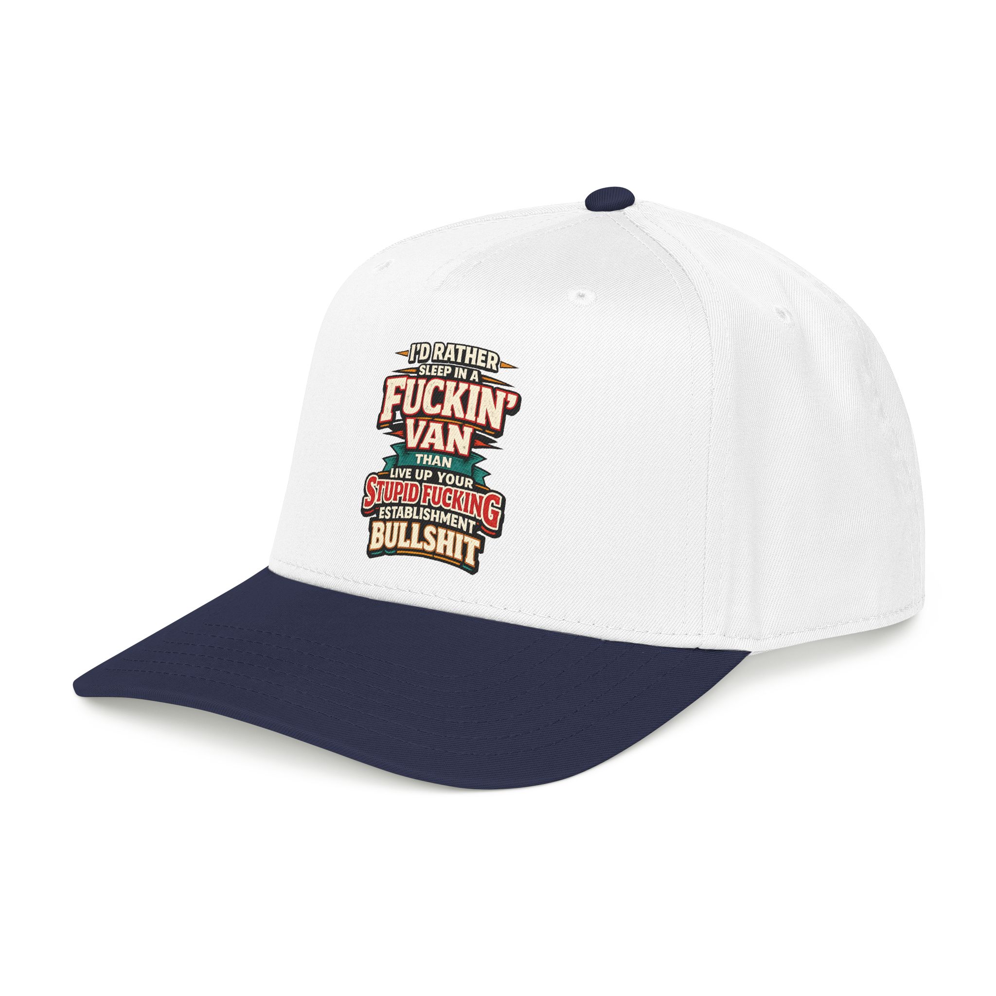 Baseball Cap - "I´d Rather Sleep in A Fucking Van" Design F**K-Line