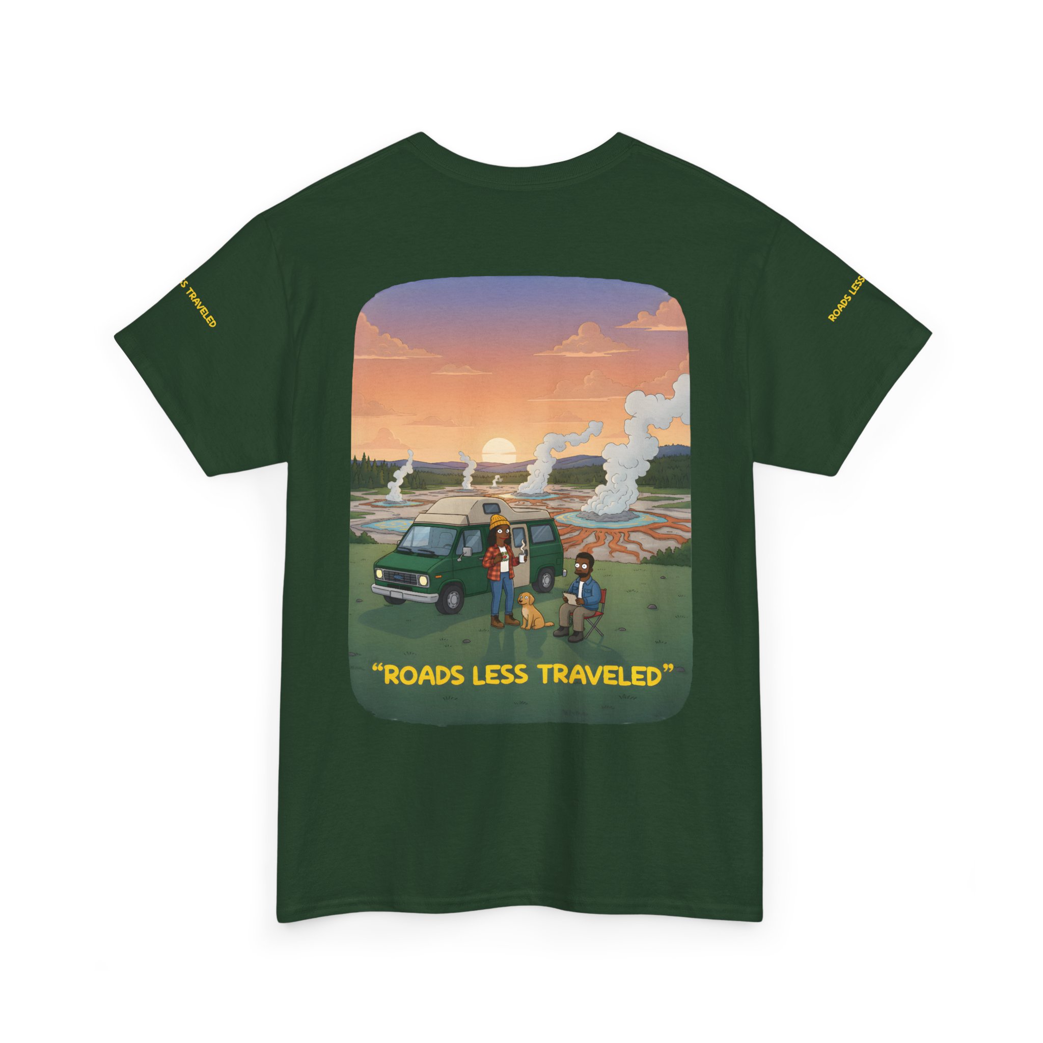 10608192526820329930_2048.jpeg Unisex Heavy Cotton Tee — "Roads Less Traveled" Design Sitcom-Line
