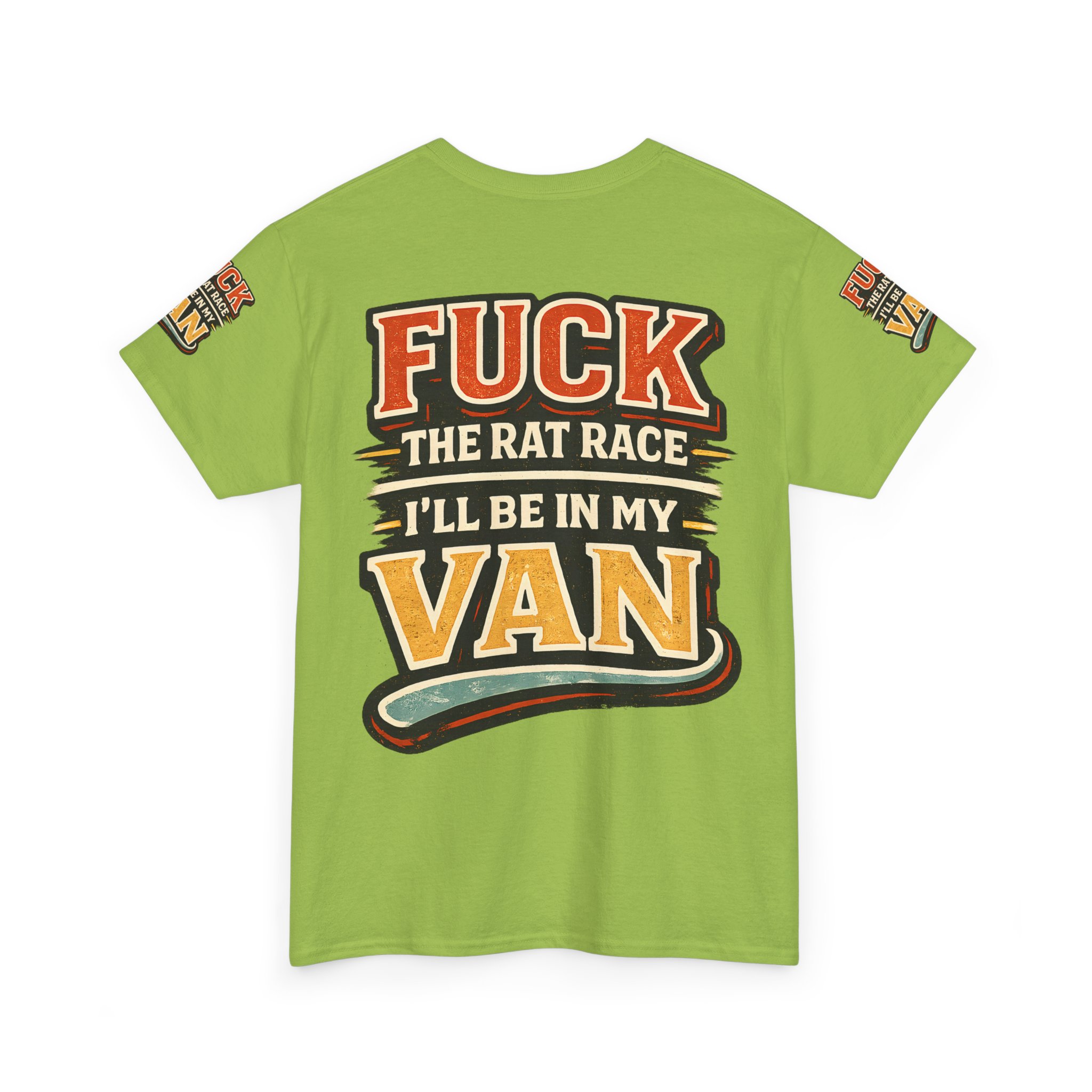 10632758659265679987_2048.jpeg Unisex Heavy Cotton Tee — "Fuck The Rat Race" Design F**K-Line