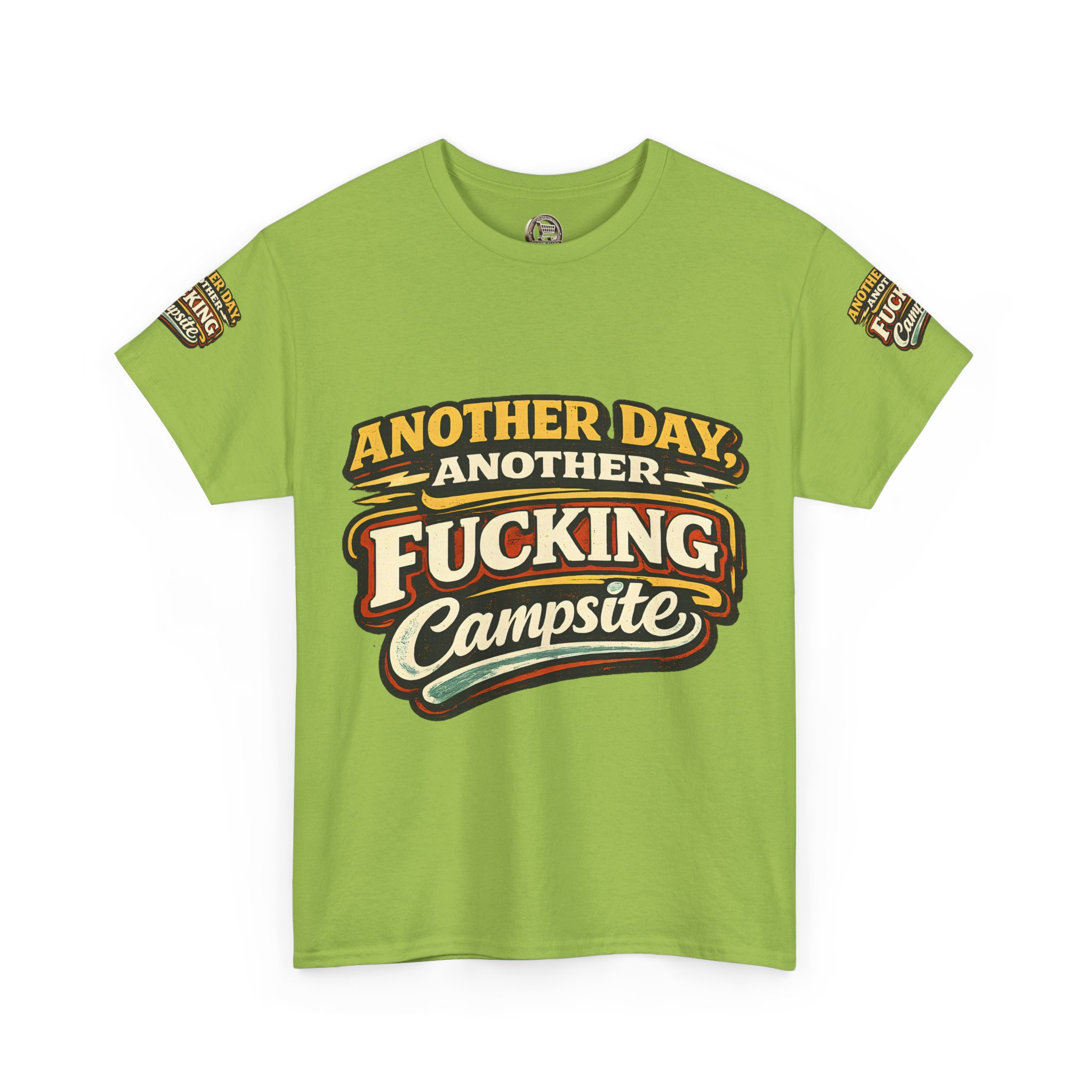 Unisex Heavy Cotton Tee — "Another Day" Design F**K-Line