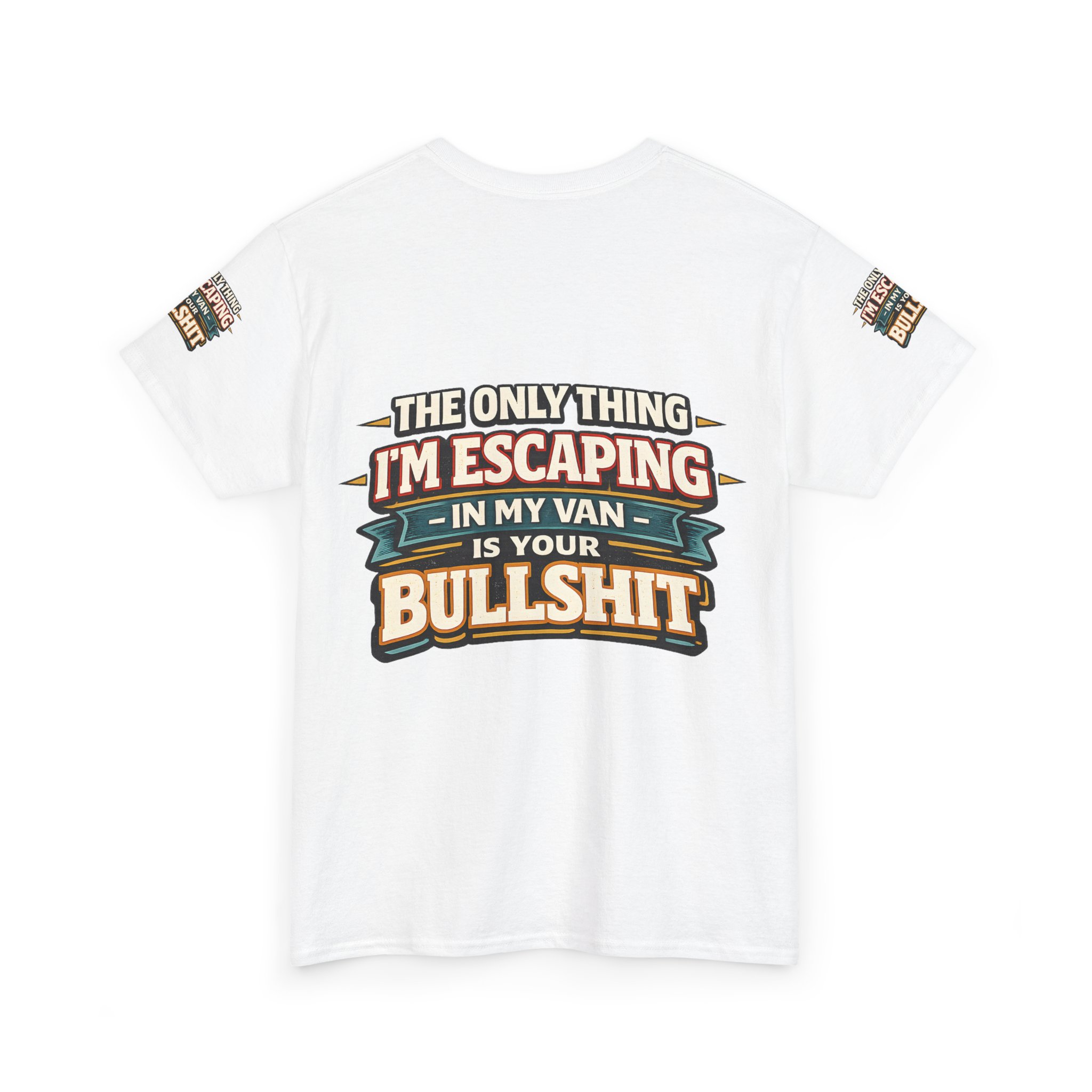 Unisex Heavy Cotton Tee — "The Only Thing I´m Escaping" Design F**K-Line