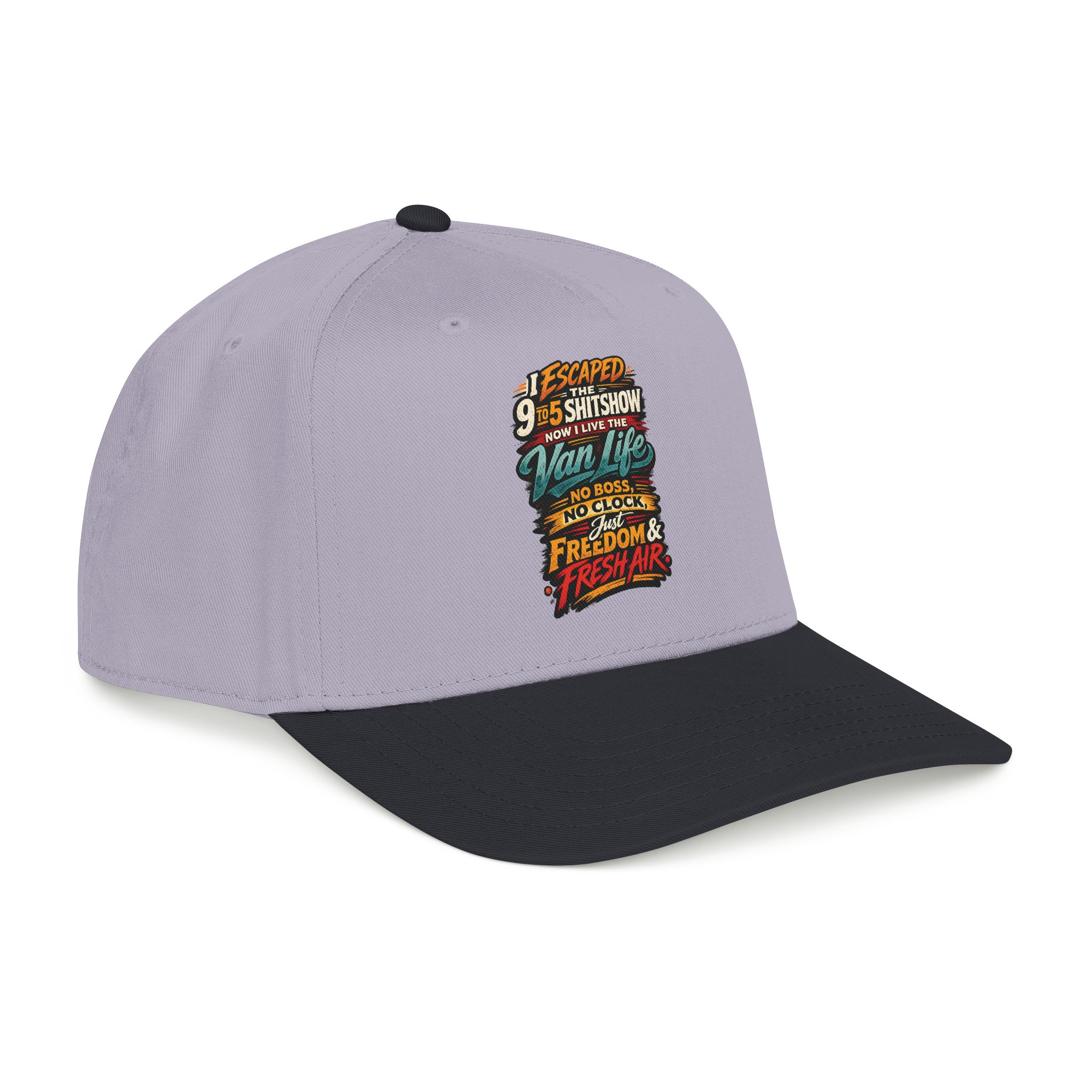 Baseball Cap - "I Escaped The 9 To 5" Design F**K-Line