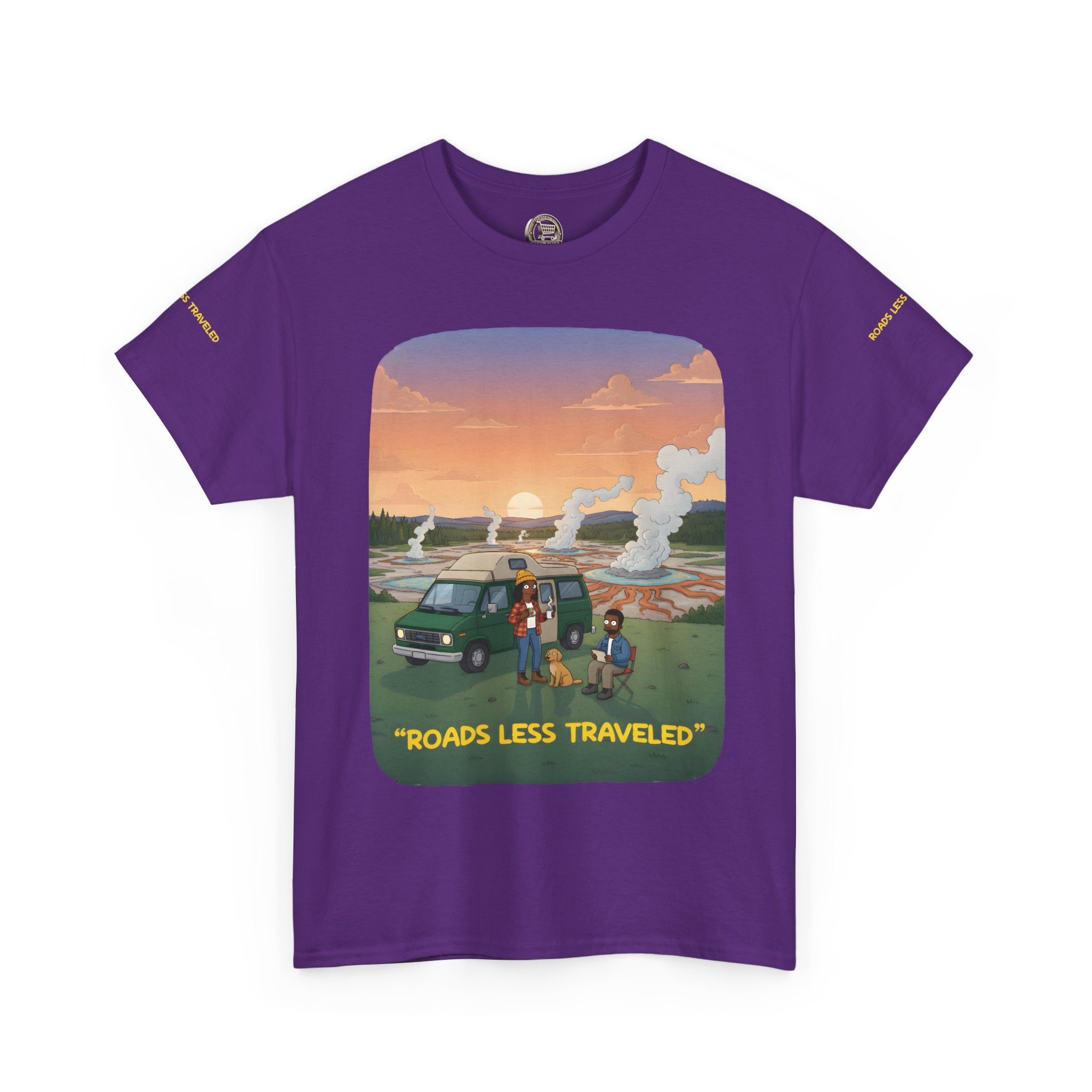 10671139464942620106_2048.jpeg Unisex Heavy Cotton Tee — "Roads Less Traveled" Design Sitcom-Line