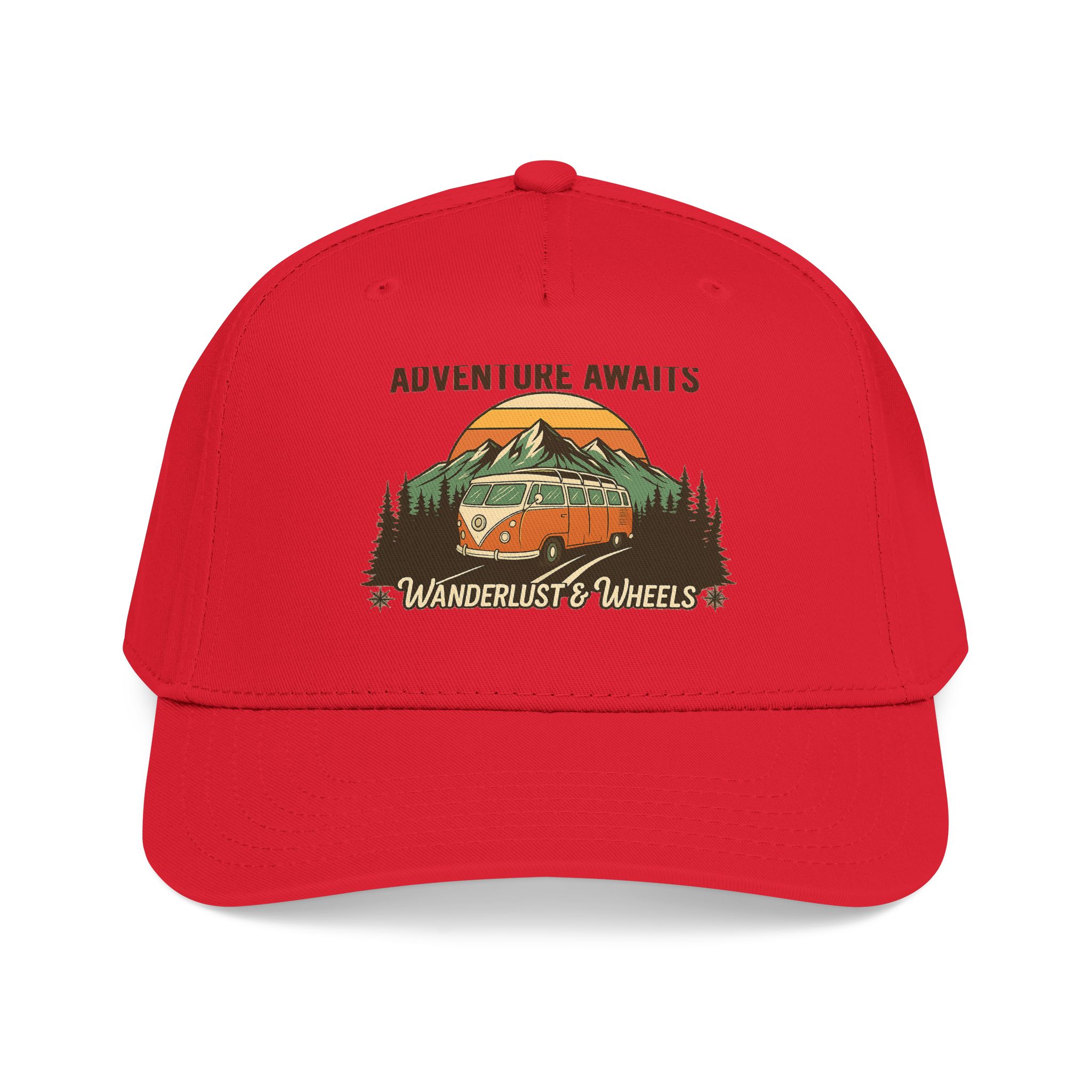 Baseball Cap - "Home Is Where You Adventure Awaits" Mid Profile Baseball Cap