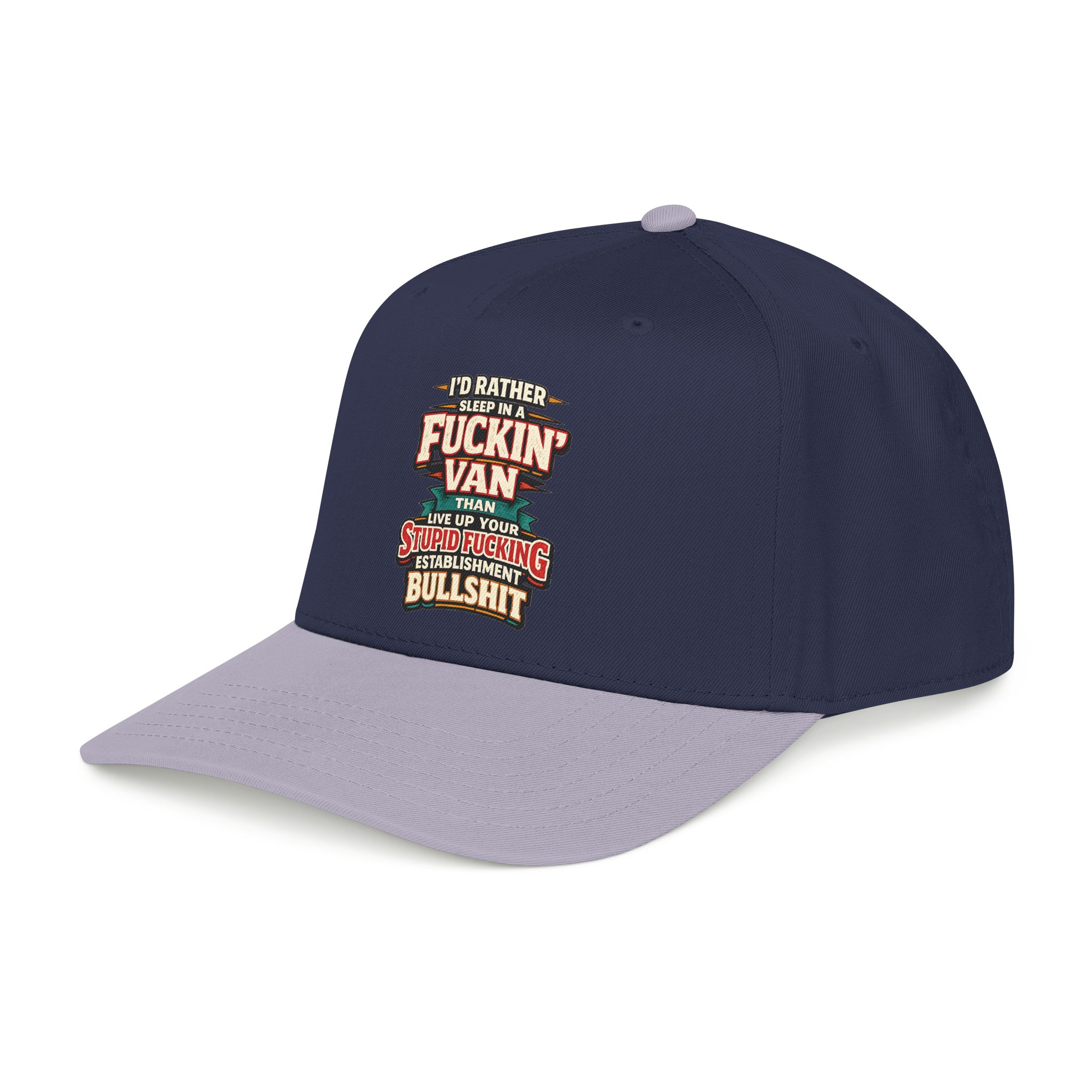 Baseball Cap - "I´d Rather Sleep in A Fucking Van" Design F**K-Line