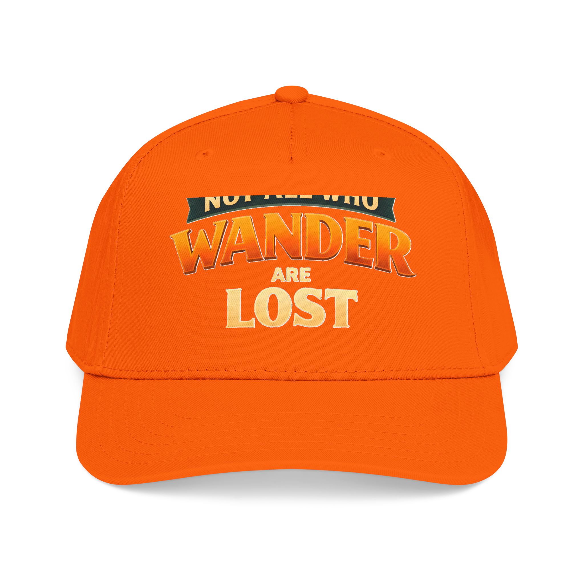 Baseball Cap - "Not All Who Wander Are Lost" Design Scenic-Line