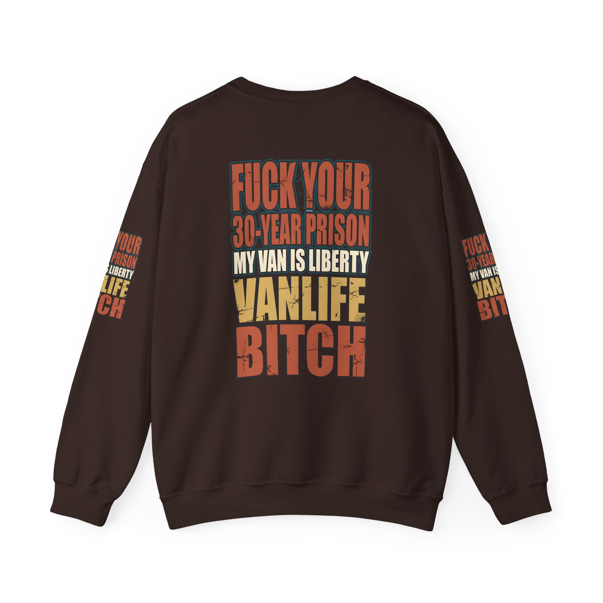 Unisex Heavy Blend™ Crewneck Sweatshirt — "Fuck Your 30 Year" Design F**K-Line