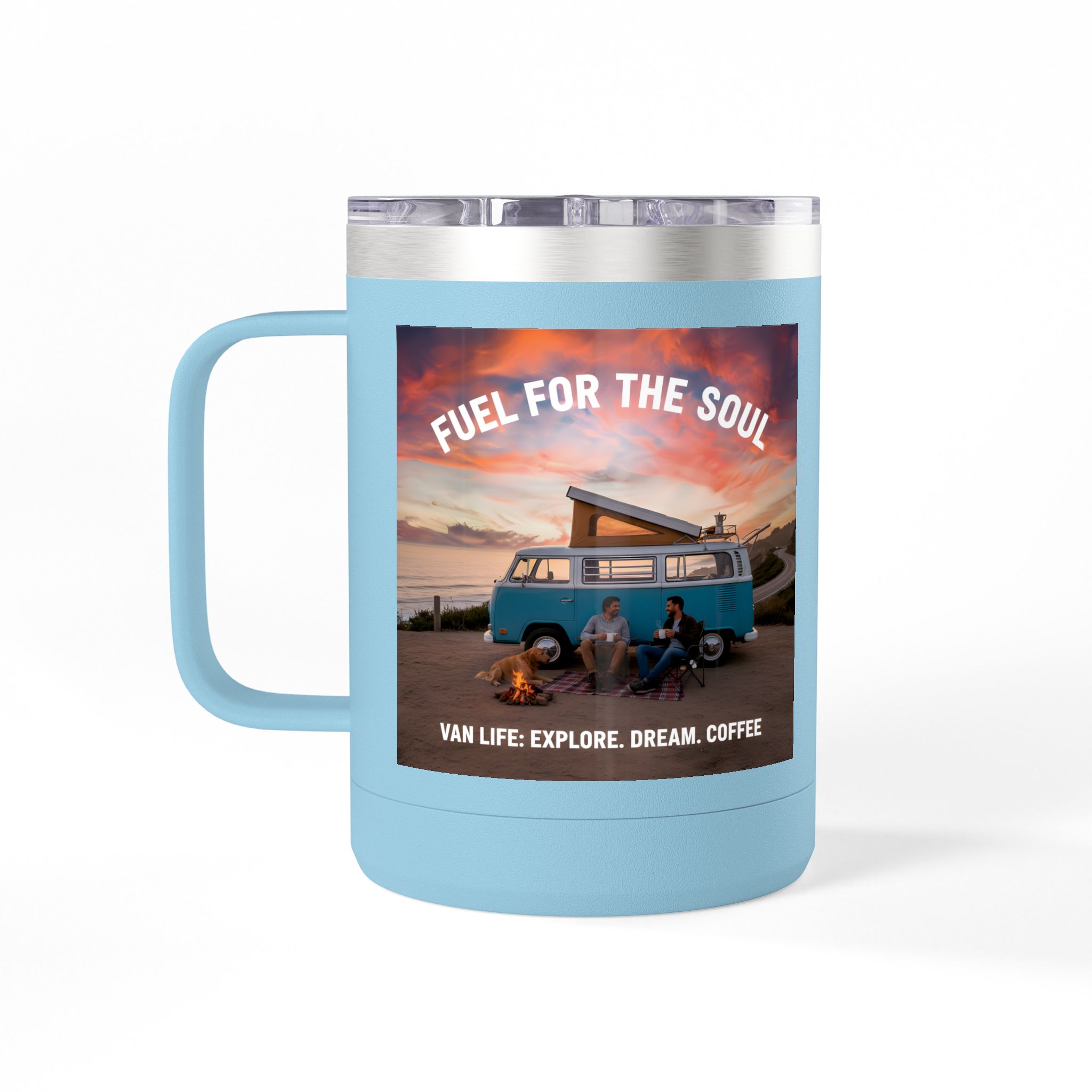 Coffee Mug Tumbler, 15oz — "Fuel for the Soul"