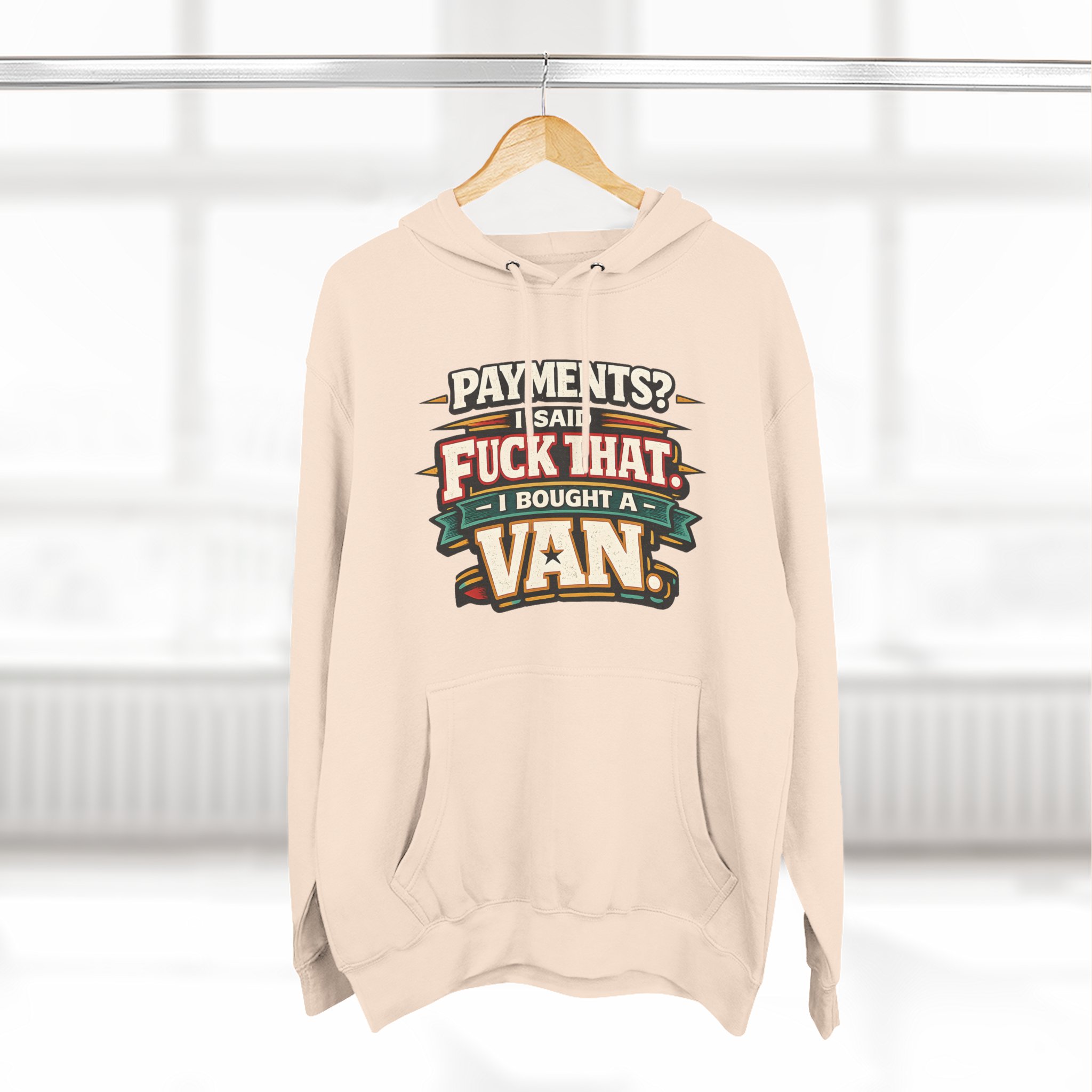 10686068477642241679_2048.jpeg Three-Panel Fleece Hoodie - "Payments?I Said" Design F**K-Line