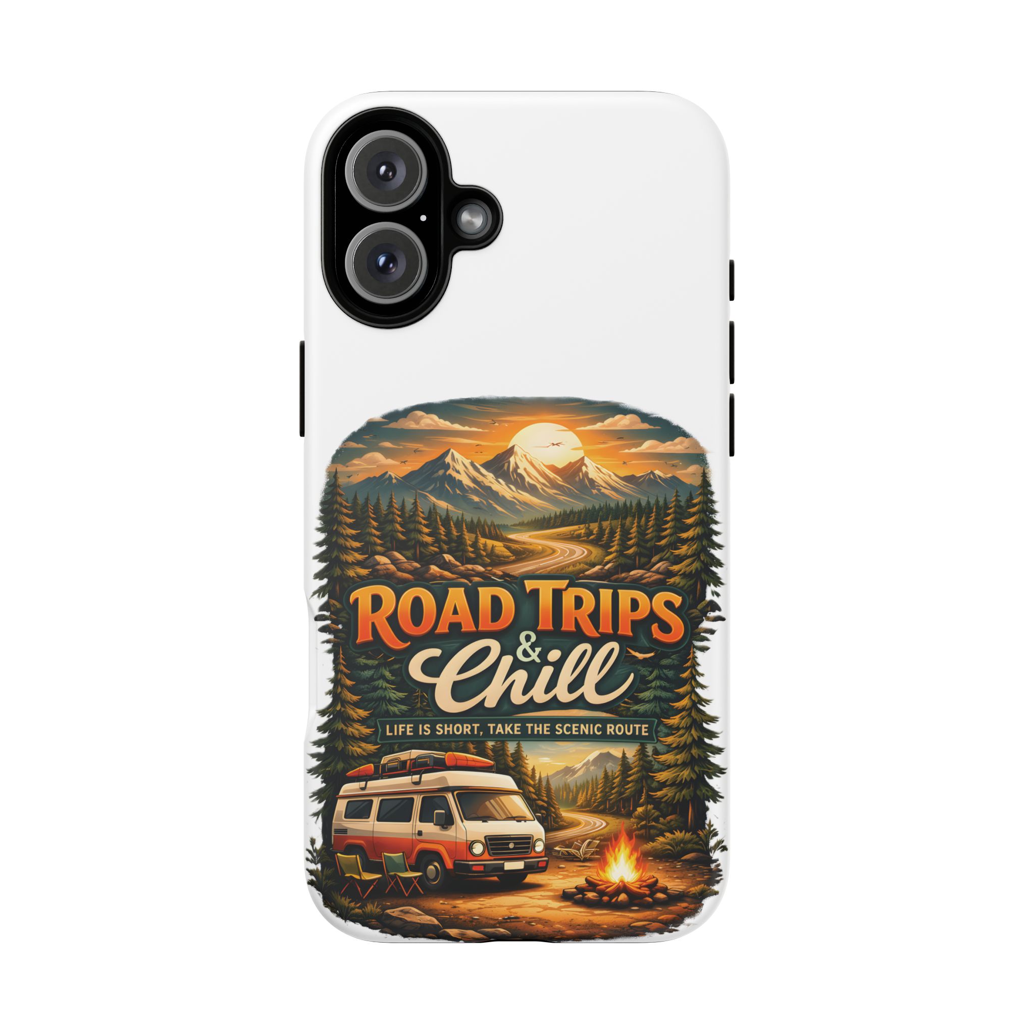 Phone Case — "Road Trips and Chill" (Design Scenic-Line)