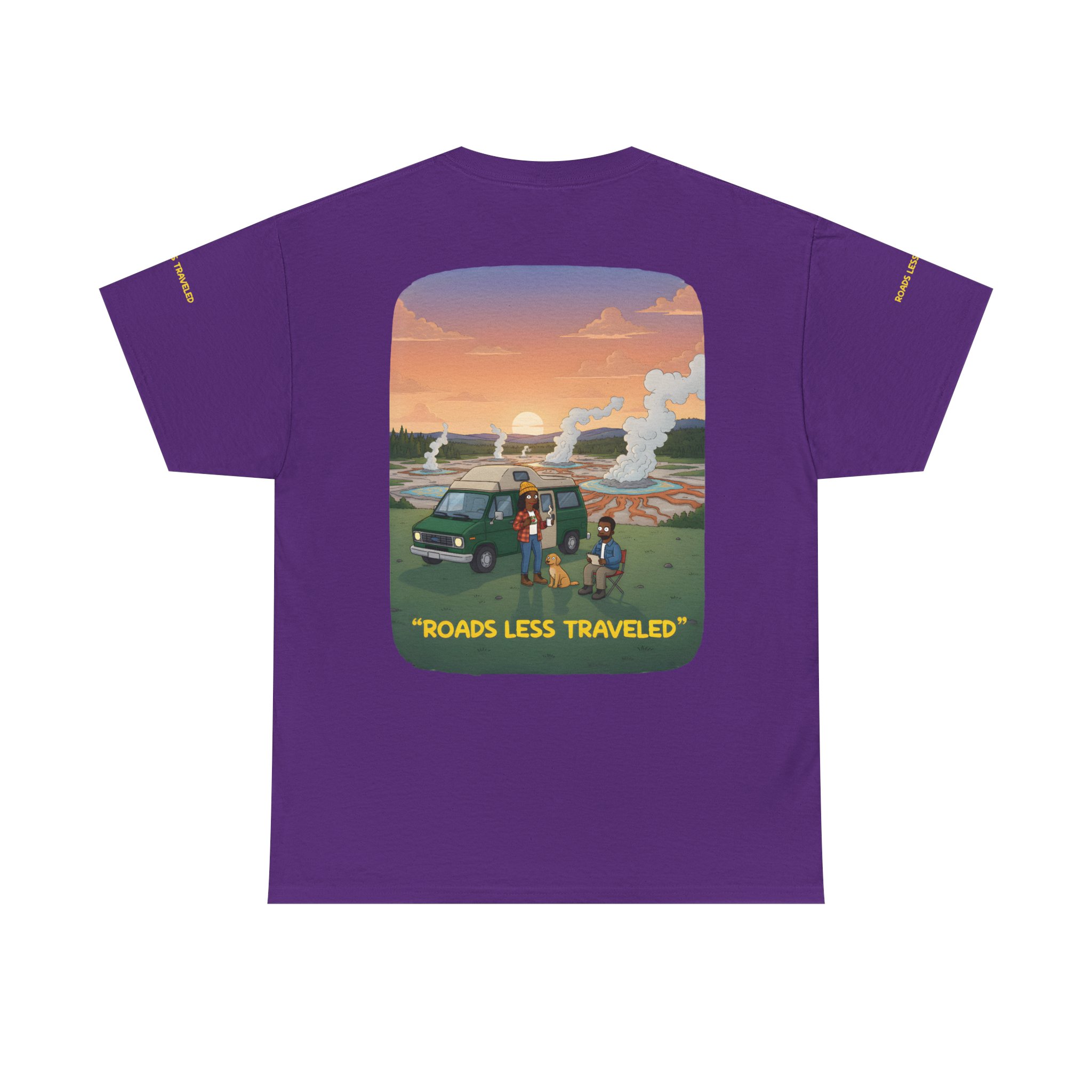 10692328403569694089_2048.jpeg Unisex Heavy Cotton Tee — "Roads Less Traveled" Design Sitcom-Line