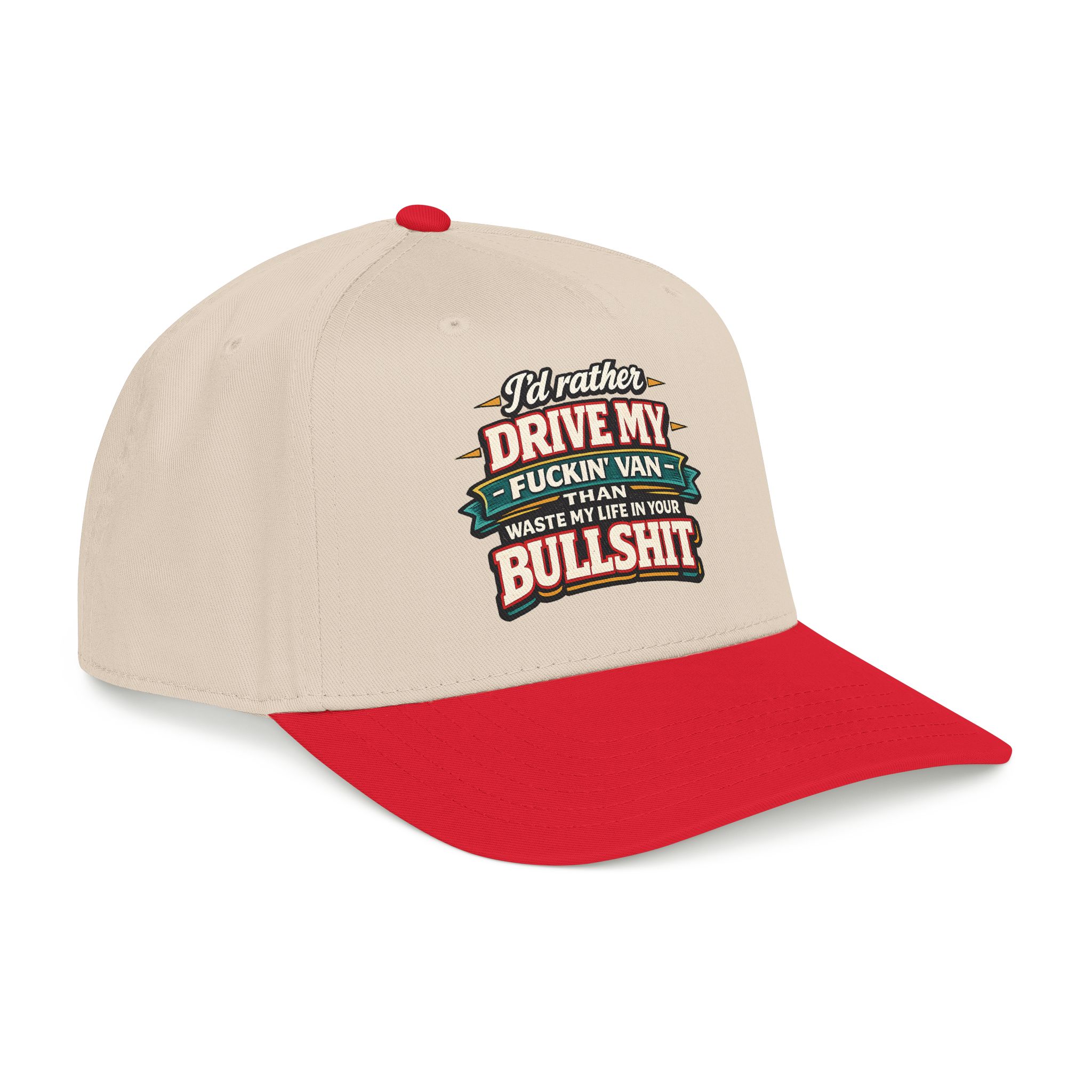 Baseball Cap - "I´d Rather Drive My Fucking Van" Design F**K-Line