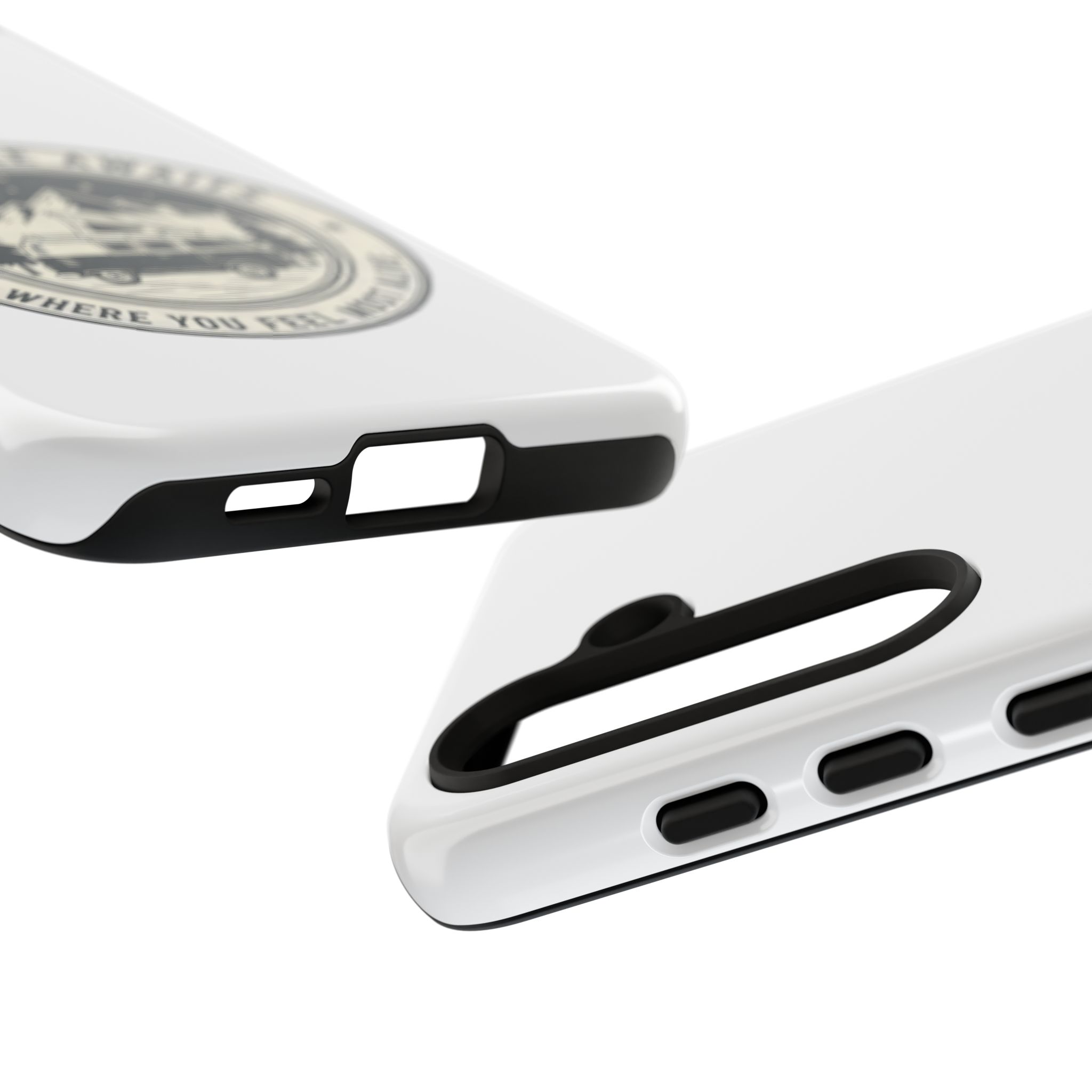 Phone Case — "Adventure Awaits-Go Where You Feel Most Alive" Camper Van Design