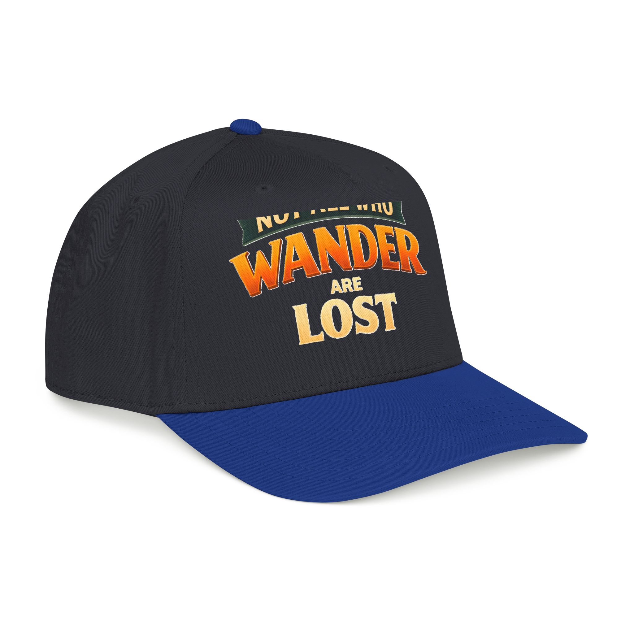 Baseball Cap - "Not All Who Wander Are Lost" Design Scenic-Line