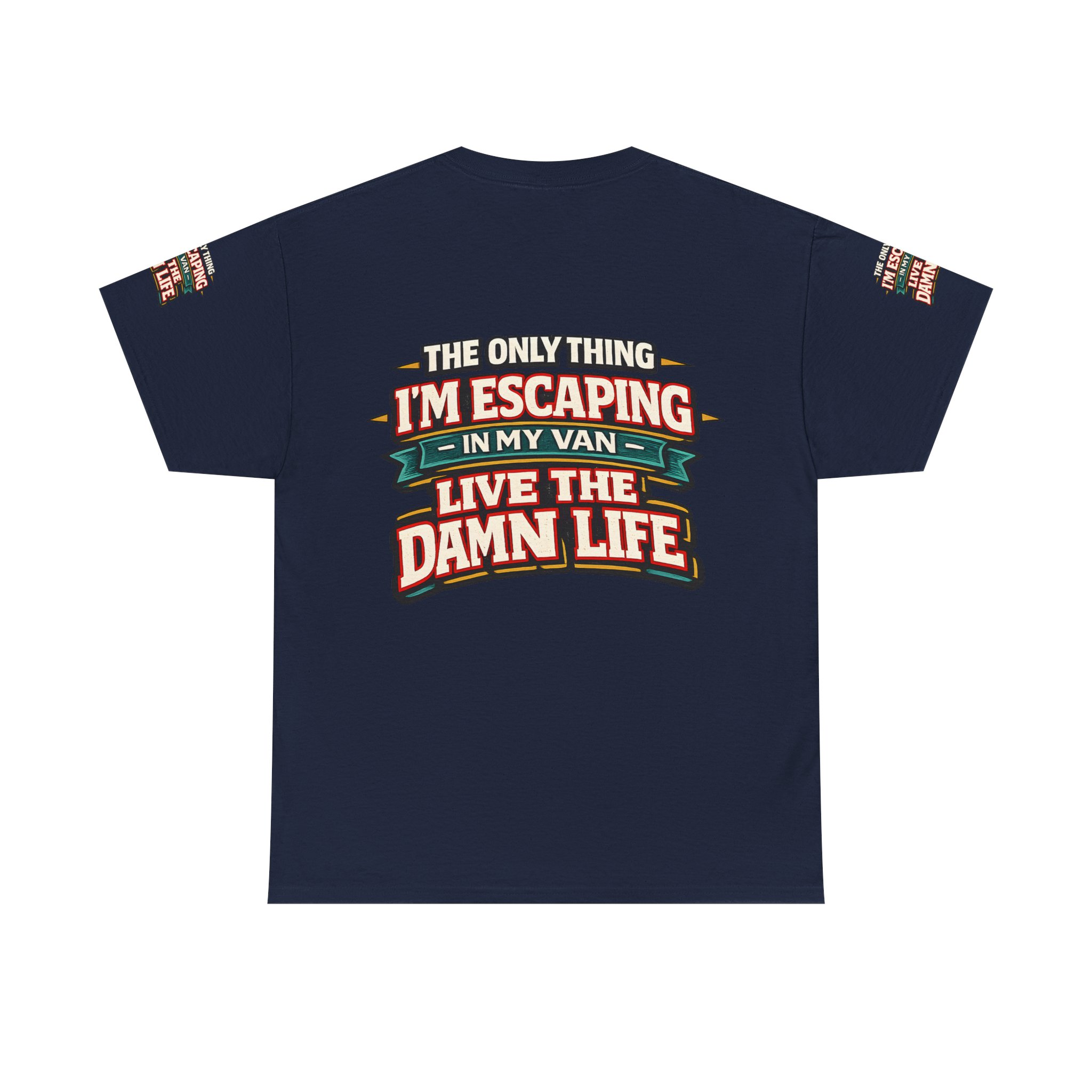 Unisex Heavy Cotton Tee — "The Only Thing I´m Escaping" Design F**K-Line