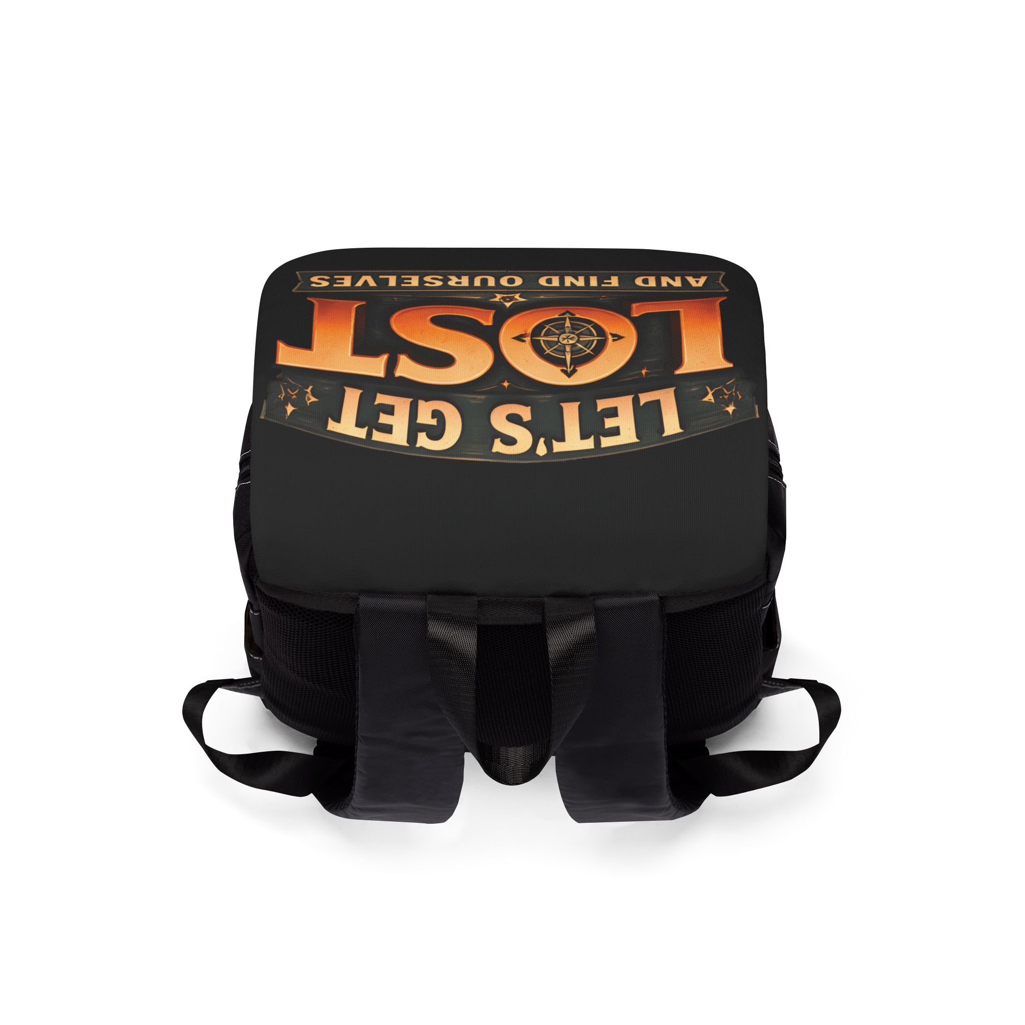 10715728918423846967_2048.jpeg Unisex Casual Shoulder Backpack—"Lets Get Lost" Design Scenic-Line(Campervan)