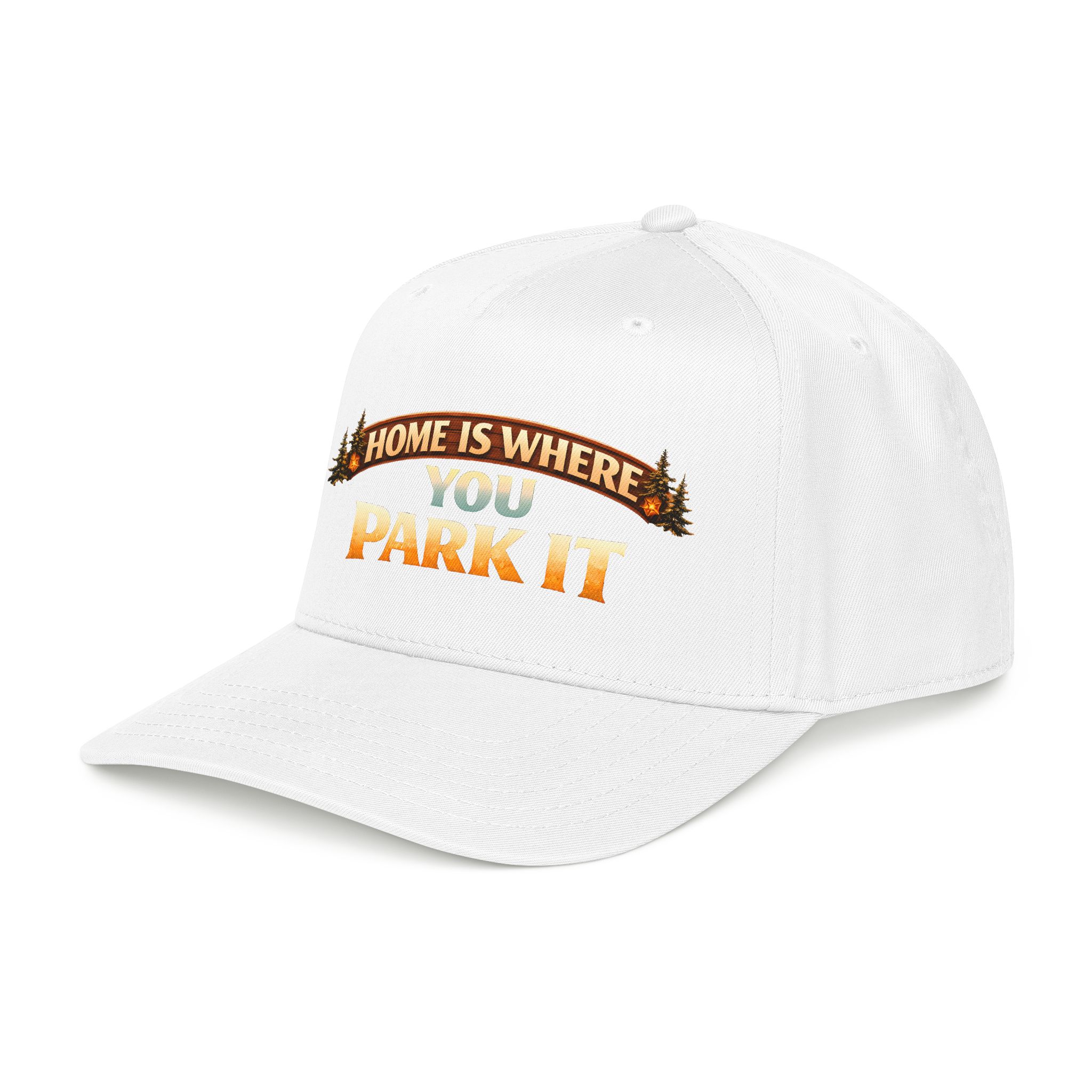 Baseball Cap - "Home Is Where You Park It" Design Scenic-Line