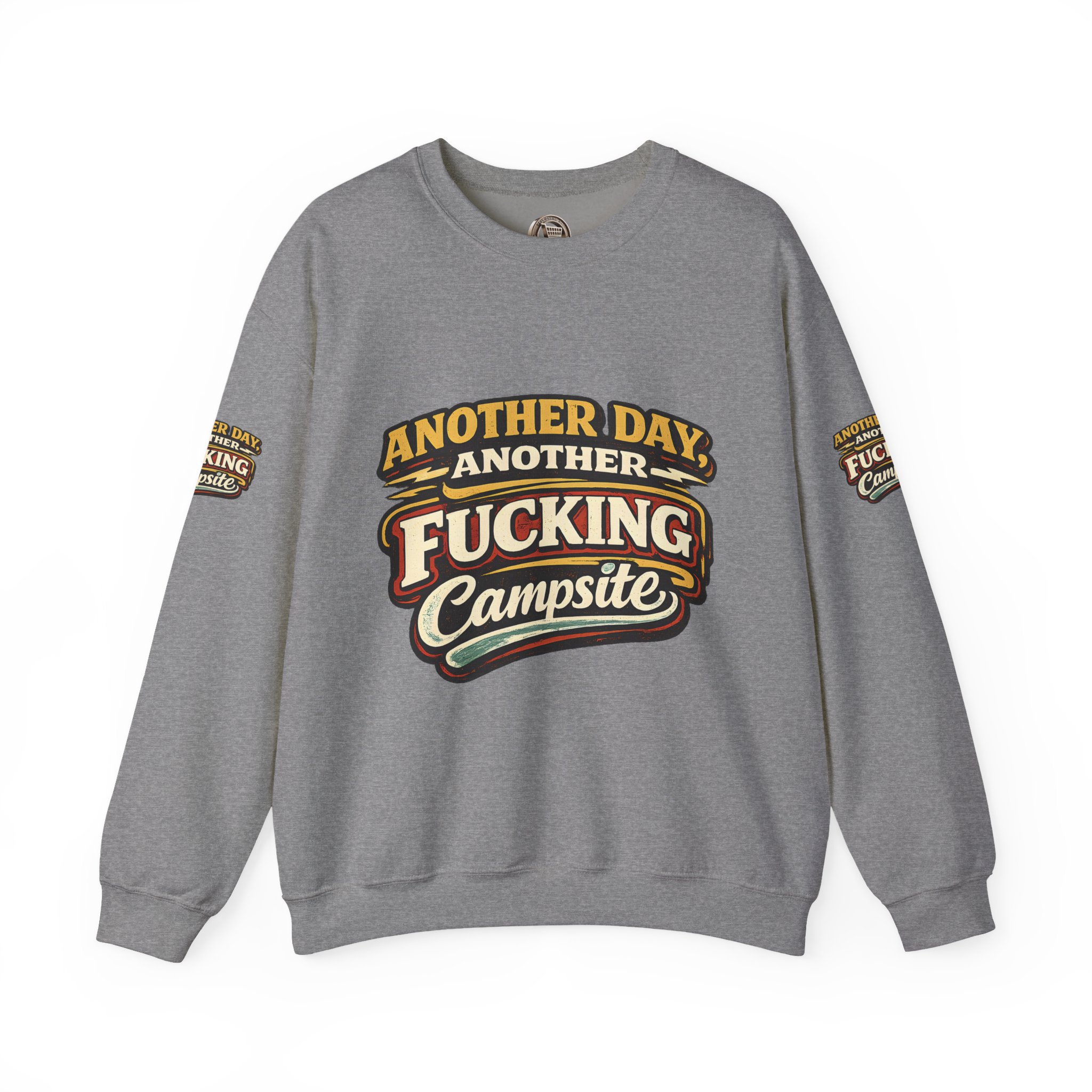 Unisex Heavy Blend™ Crewneck Sweatshirt — "Another Day" Design F**K-Line