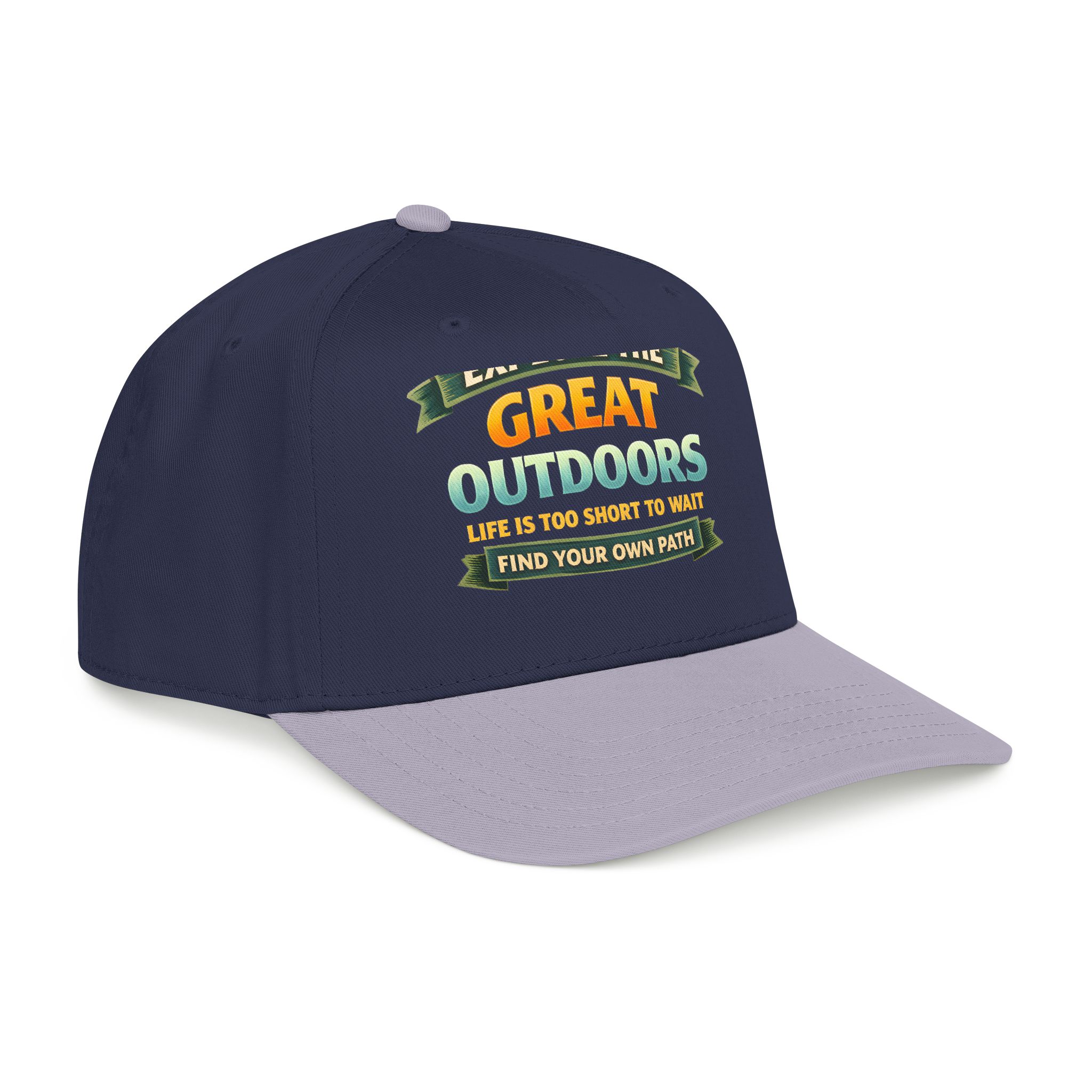 10718772644625338681_2048-1.jpeg Baseball Cap - "Explore The Great Outdoors" Design Scenic-Line