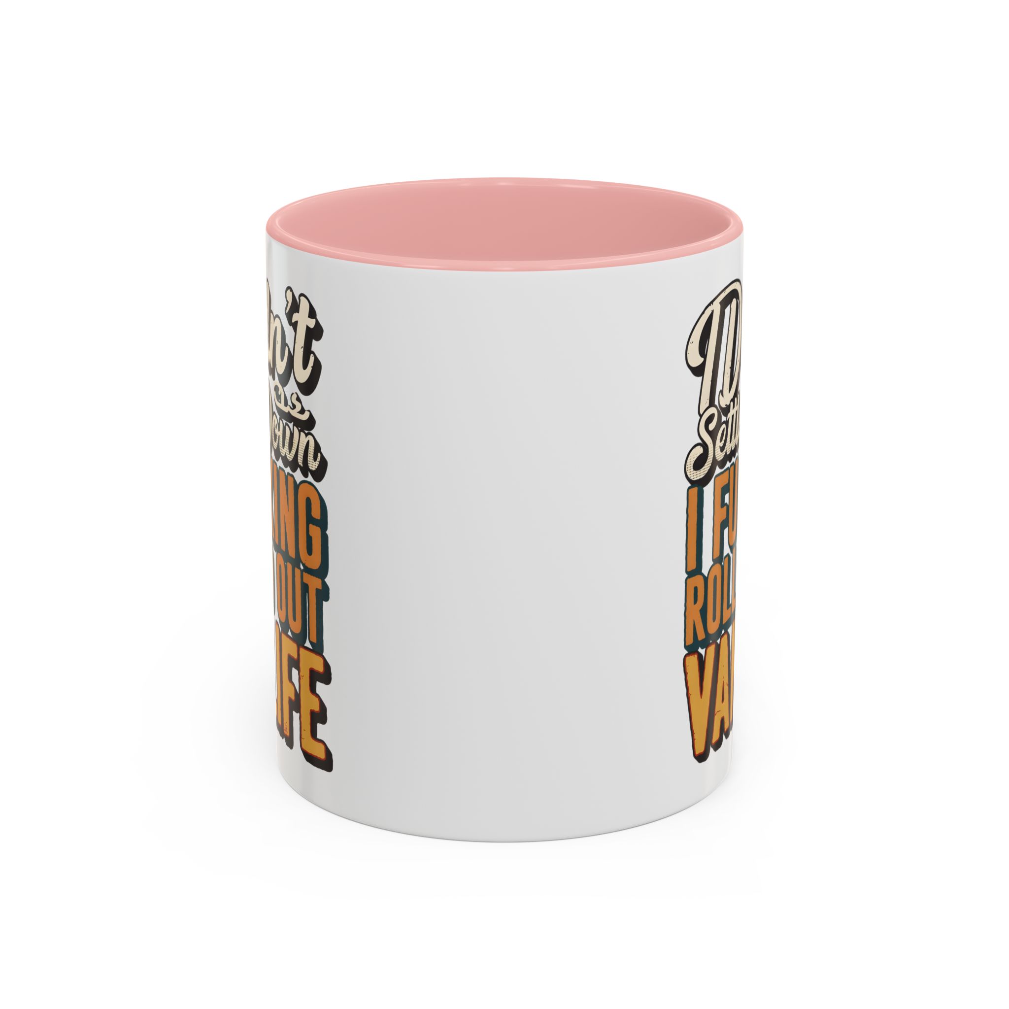 Accent Coffee Mug (11, 15oz) — "Dind´t Settle Down" Design F**K-Line