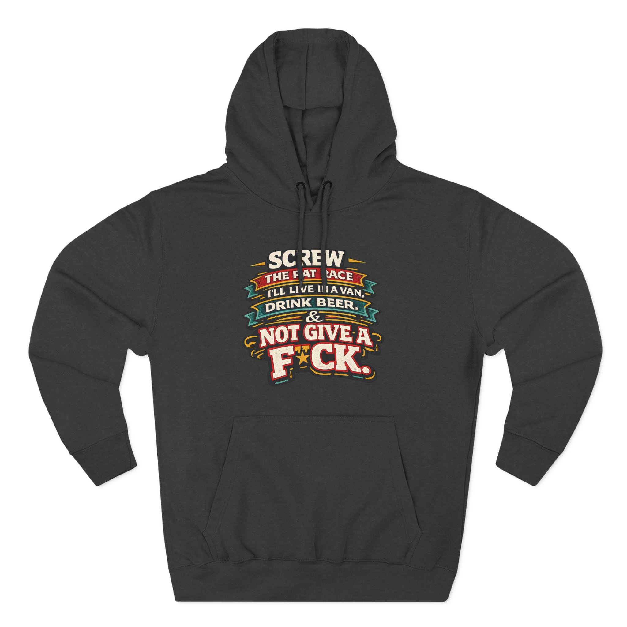 10731042642882208513_2048.jpeg Three-Panel Fleece Hoodie - "Screw The Rat Race" Design F**K-Line