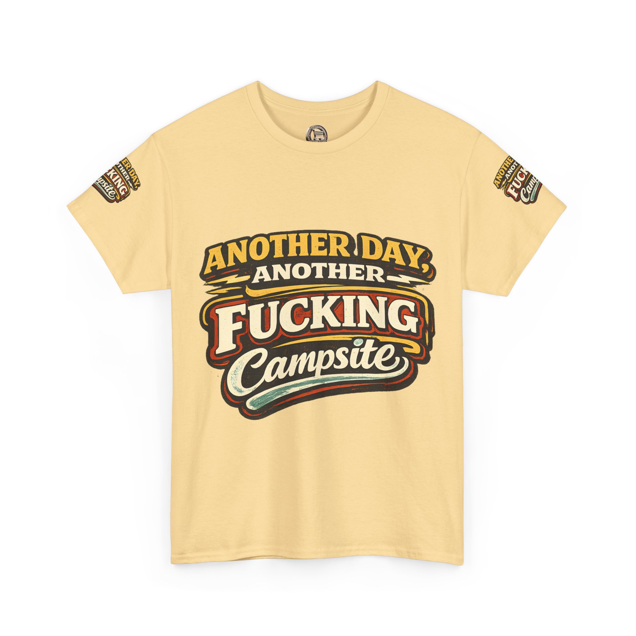 Unisex Heavy Cotton Tee — "Another Day" Design F**K-Line