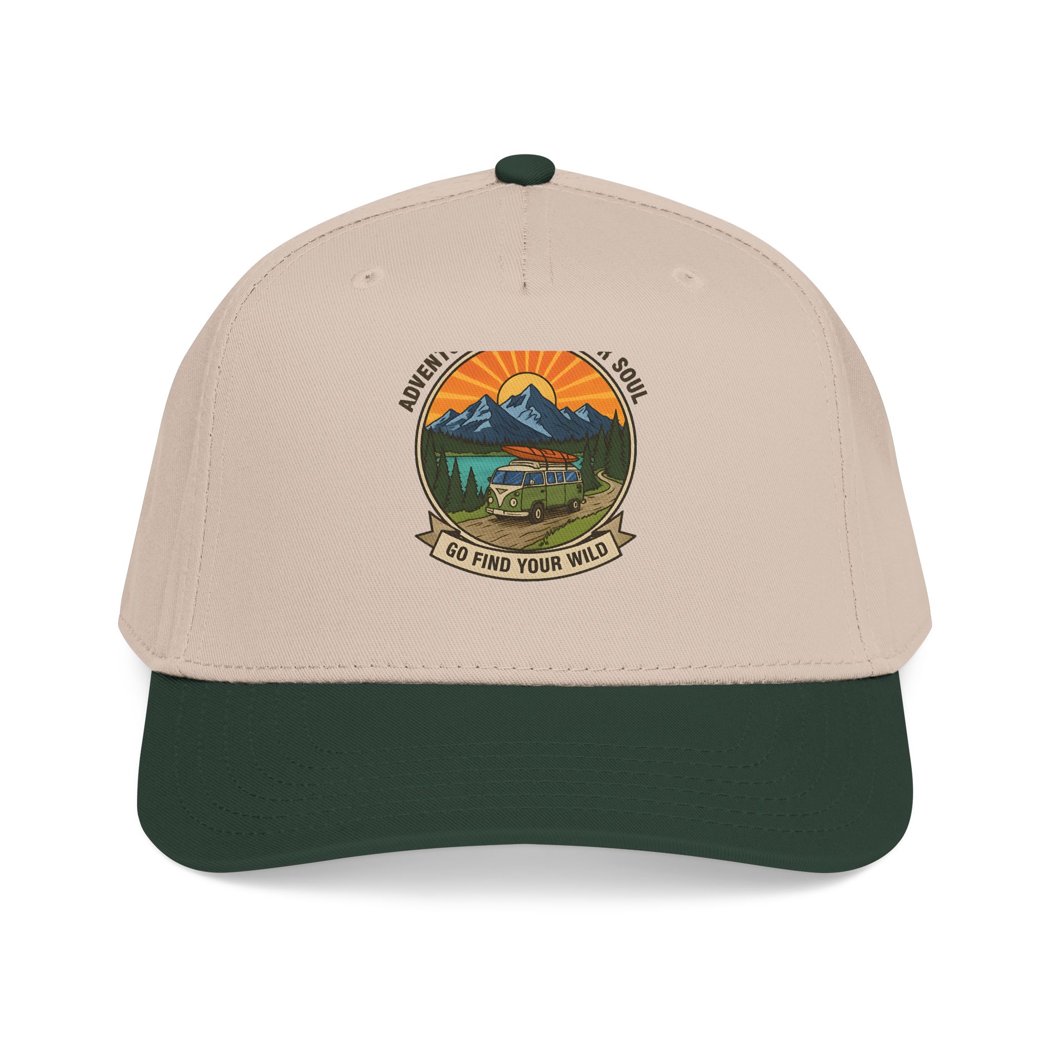 Baseball Cap — "Go Find Your Wild" Outdoor Patch