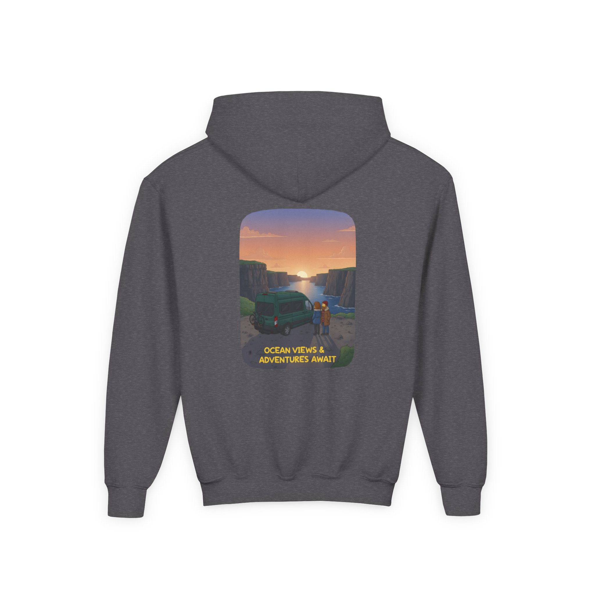 10745425462284412482_2048.jpeg Youth Hoodie(Gildan) – "Ocean Views-Adventures Awaits" (Design Sitcom-Line)