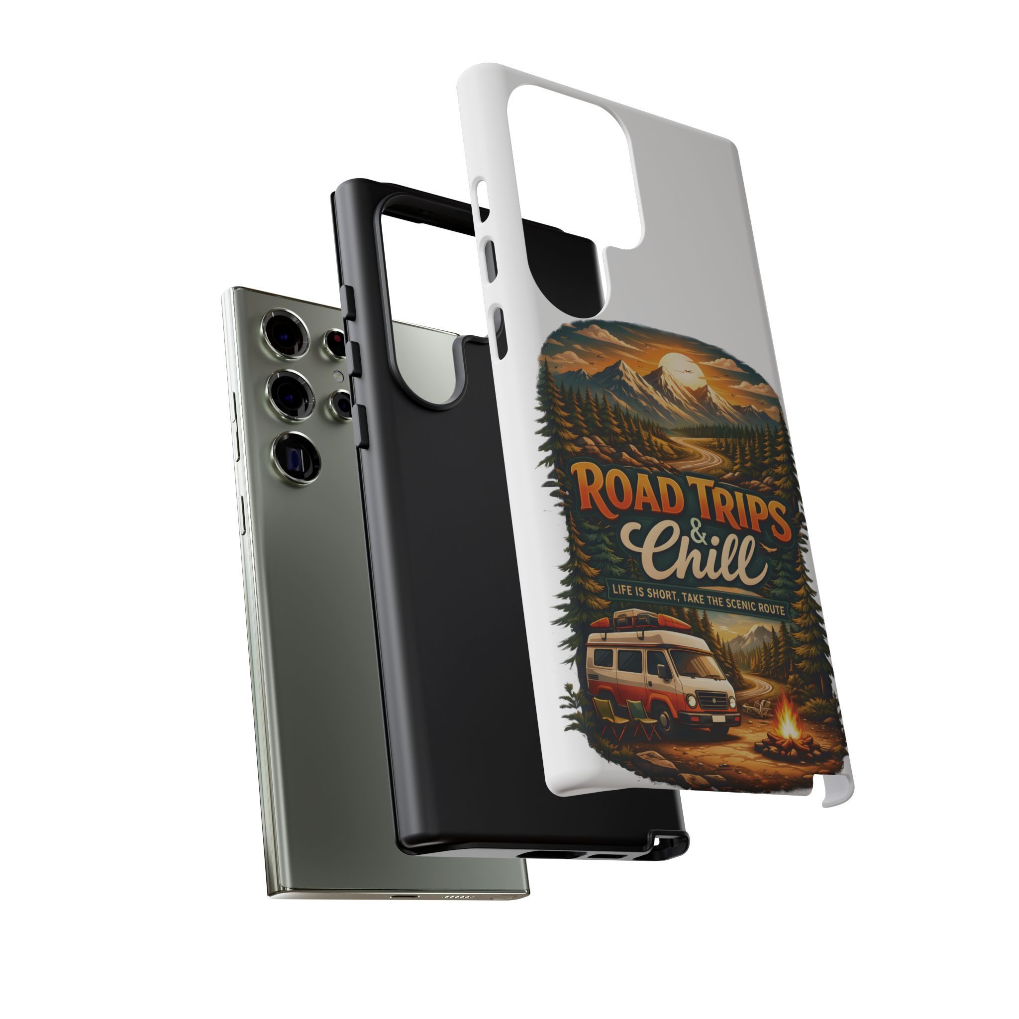 Phone Case — "Road Trips and Chill" (Design Scenic-Line)
