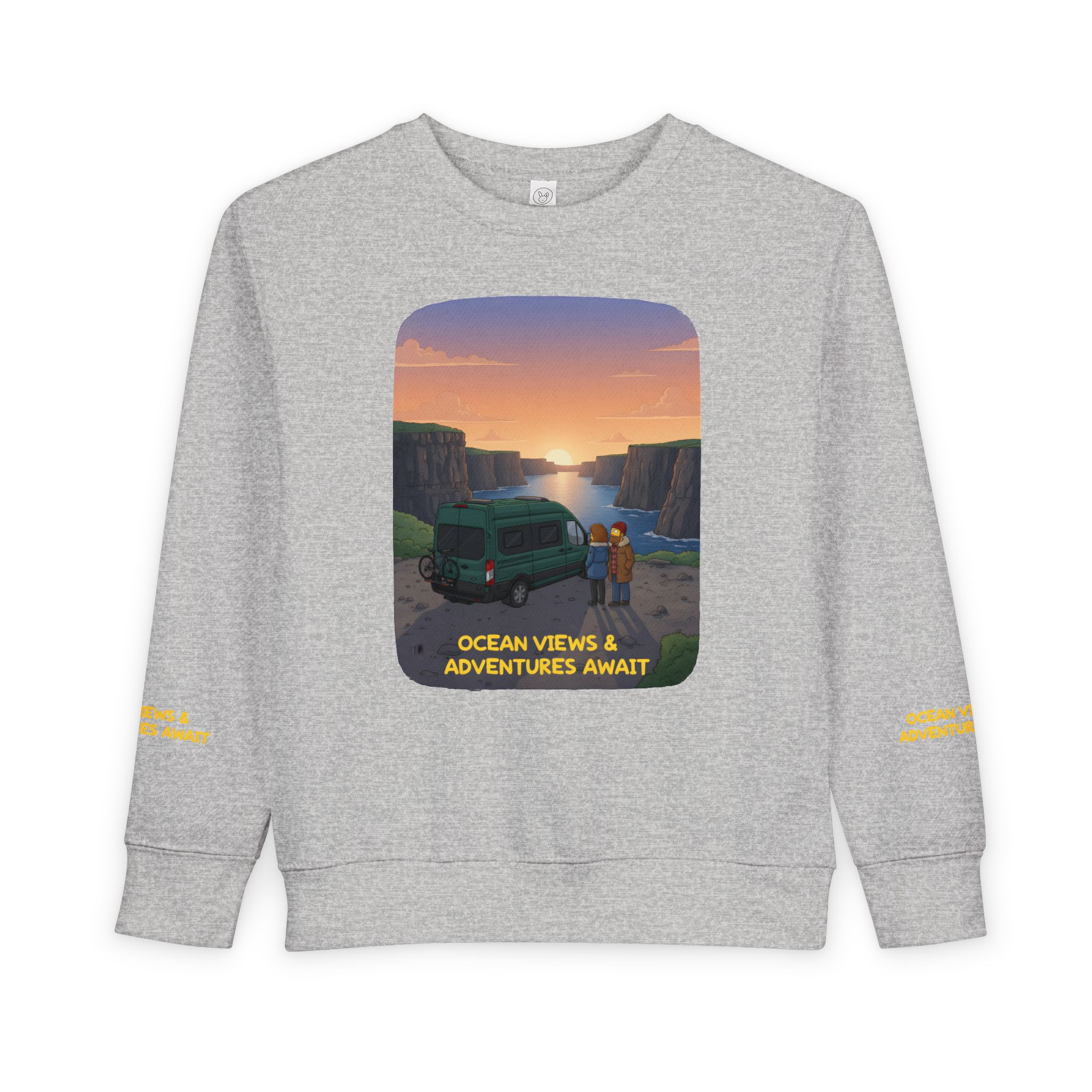 10747177635218195577_2048-1.jpeg Toddler Sweatshirt - "Ocean Views-Adventures Awaits" (Design Sitcom-Line)
