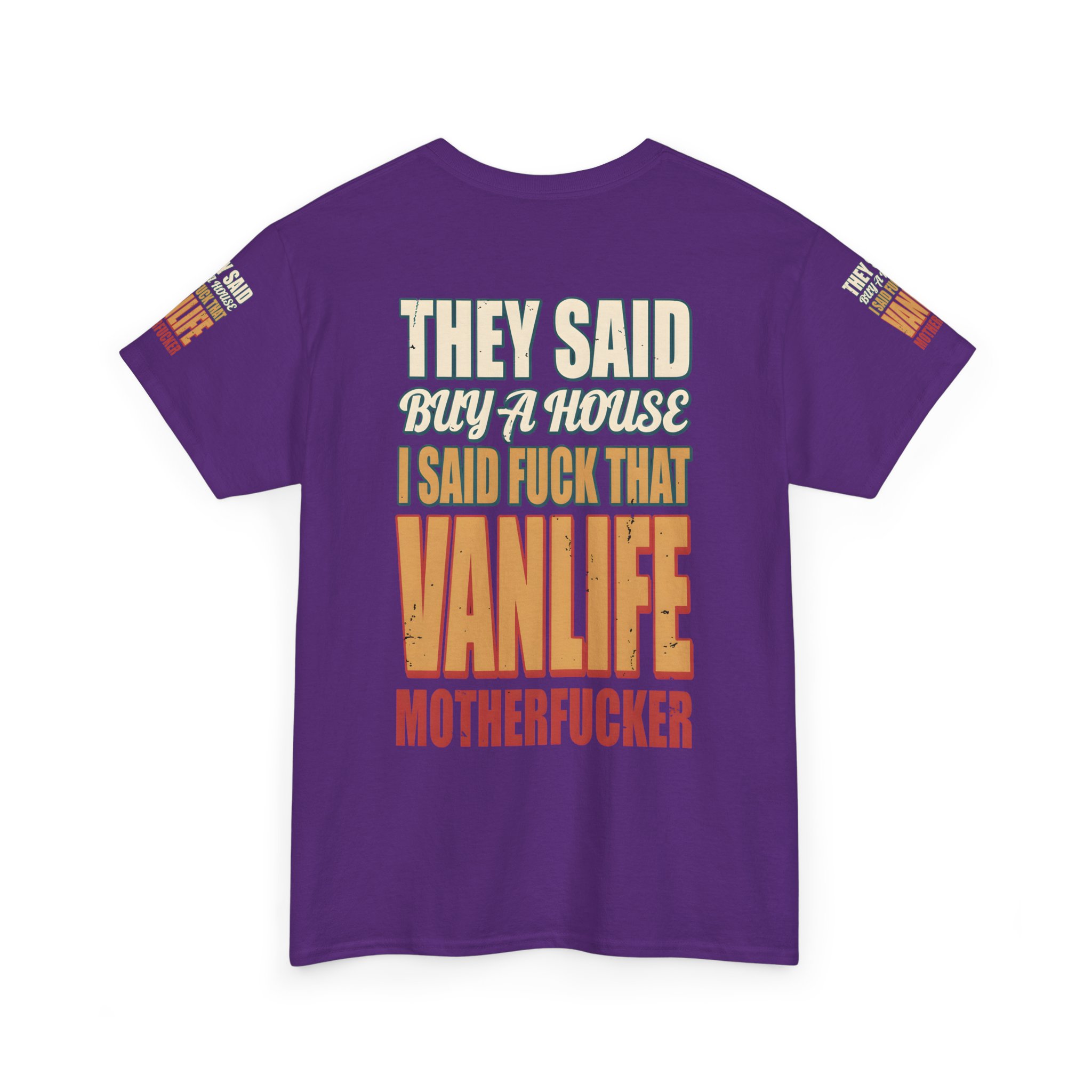 10748588206967227060_2048.jpeg Unisex Heavy Cotton Tee — "They Said Buy A House" Design F**K-Line