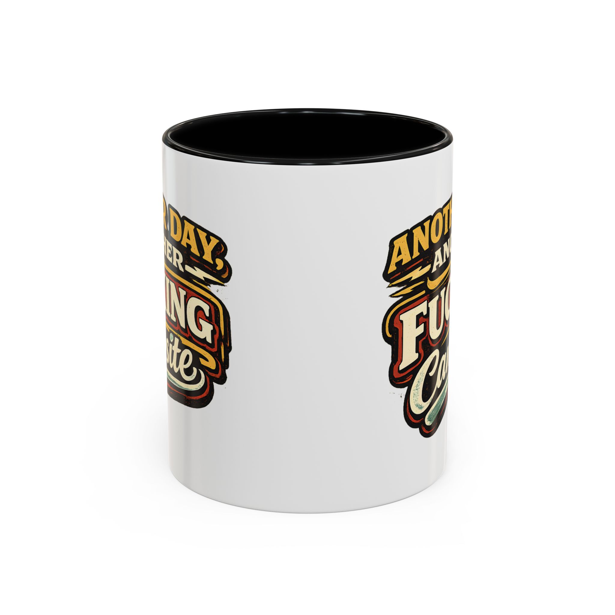 Accent Coffee Mug (11, 15oz) — "Another Day" Design F**K-Line