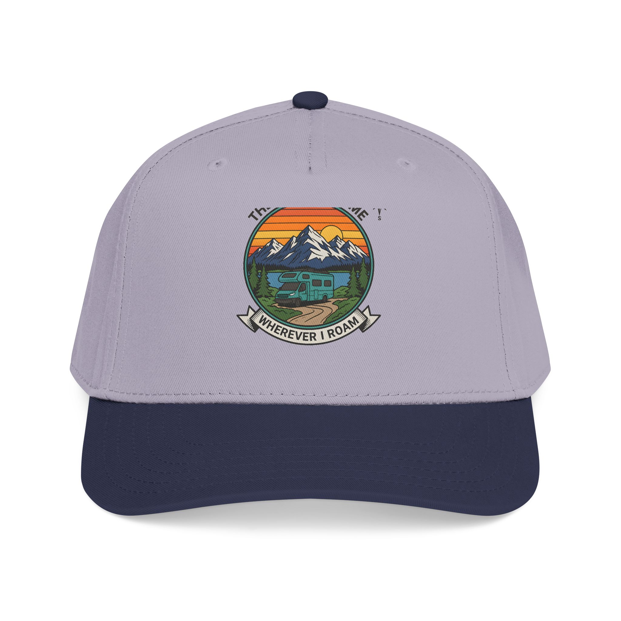 Baseball Cap — "The Road Is Home, Wherever I Roam"