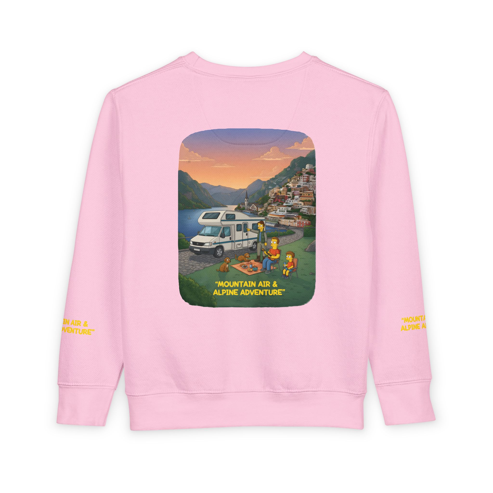 Toddler Sweatshirt - "Mountain Air-Alpine Adventure" (Design Sitcom-Line)