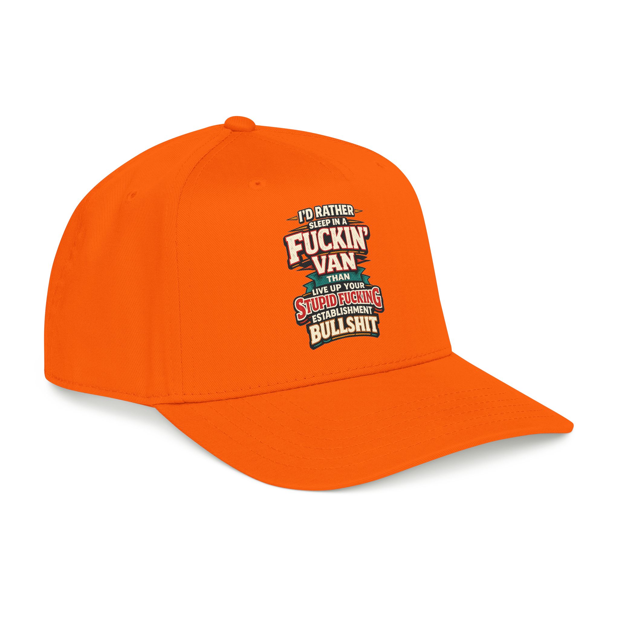 Baseball Cap - "I´d Rather Sleep in A Fucking Van" Design F**K-Line