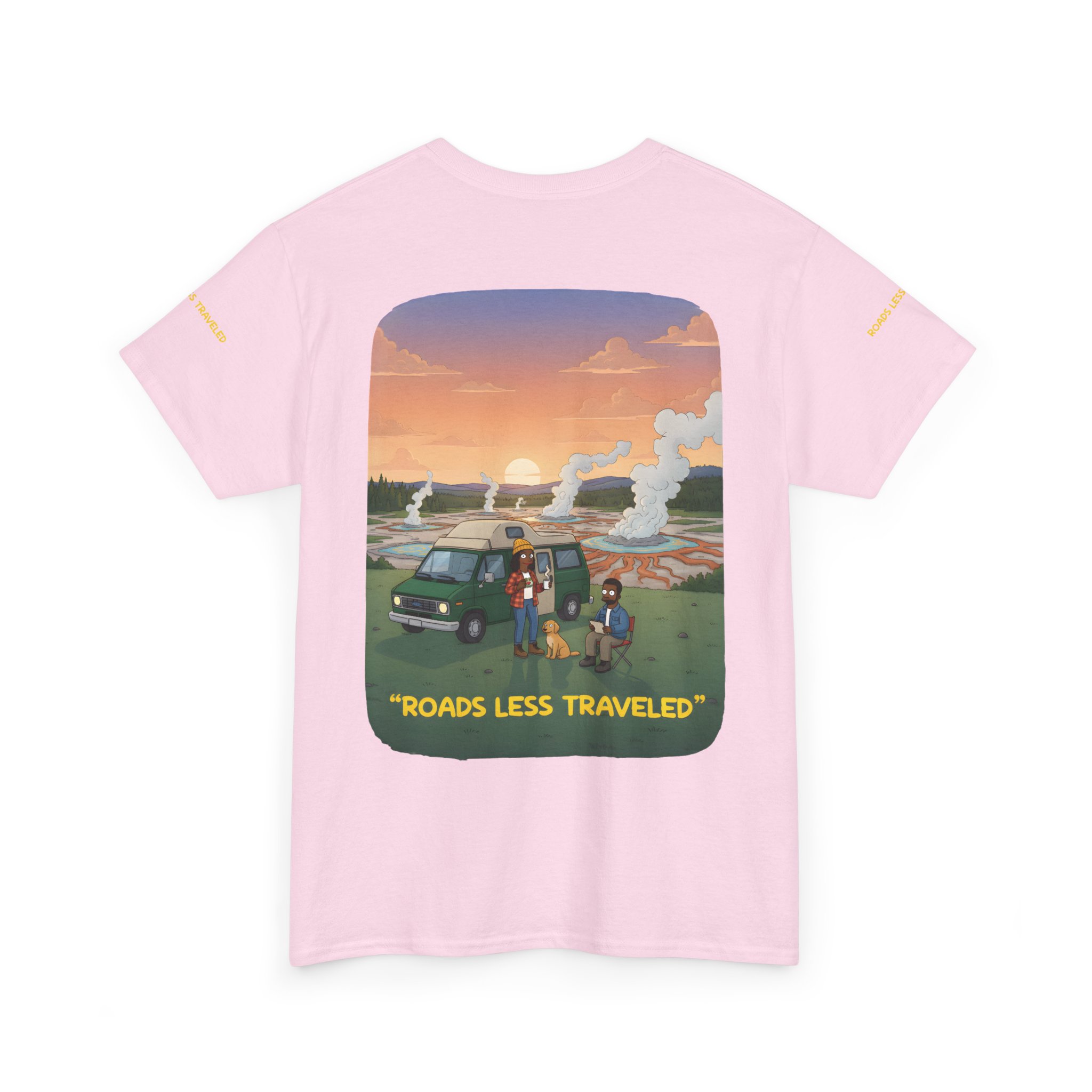 10776512532005112663_2048.jpeg Unisex Heavy Cotton Tee — "Roads Less Traveled" Design Sitcom-Line