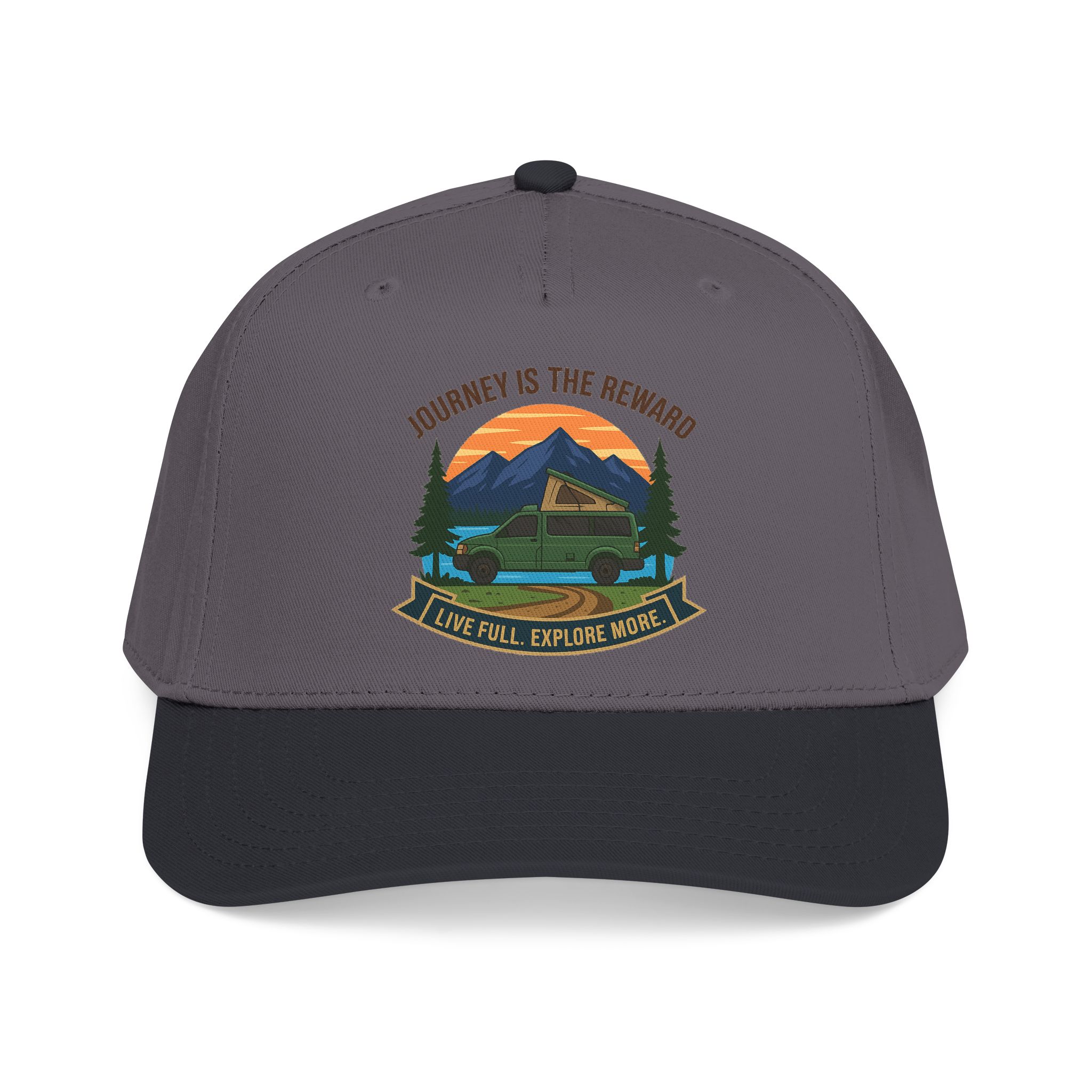 Baseball Cap - "Journey Is The Reward" Outdoor Baseball Hat