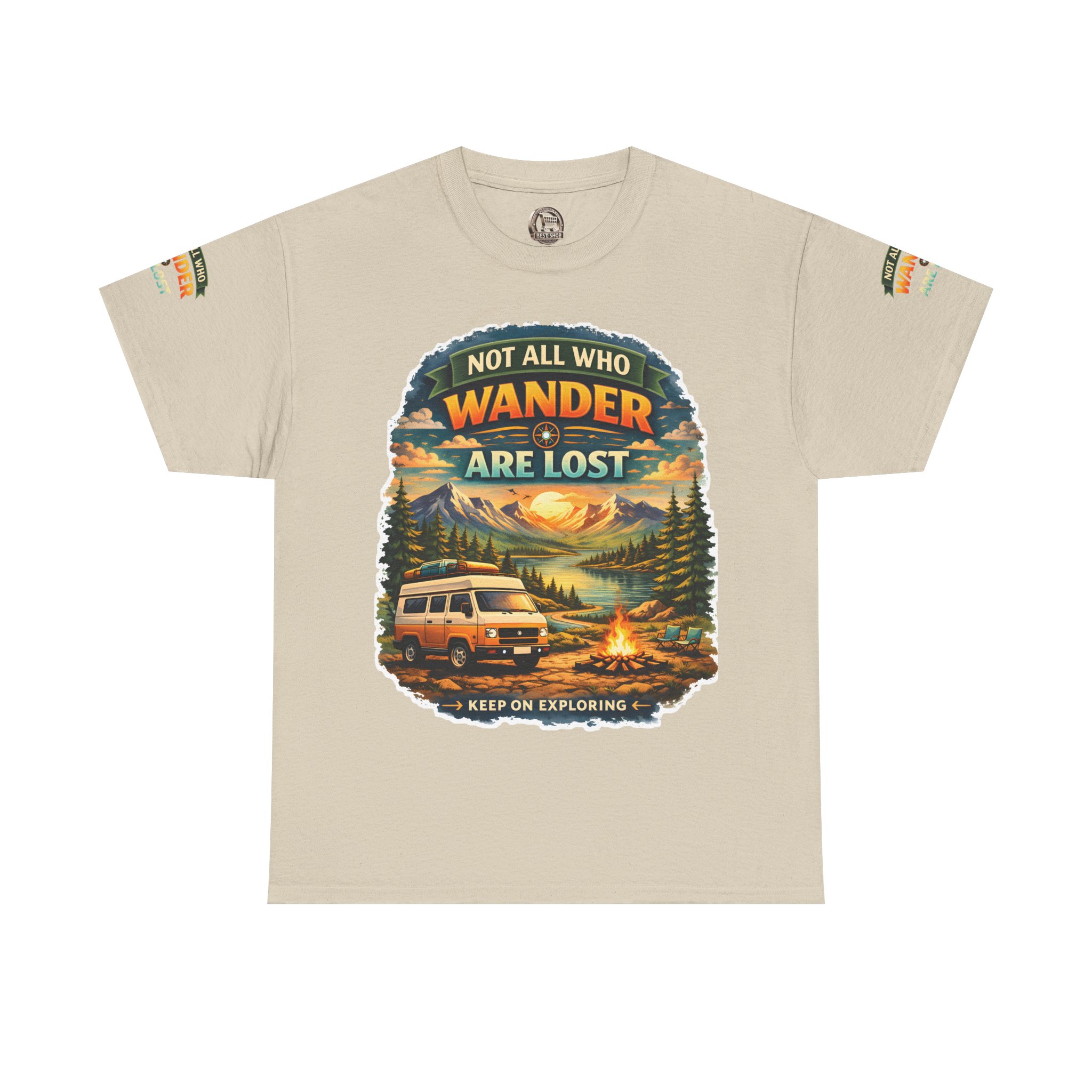 10786344033624485665_2048.jpeg Unisex Heavy Cotton Tee — "Not All Who Wander Are Lost" Design Scenic-Line
