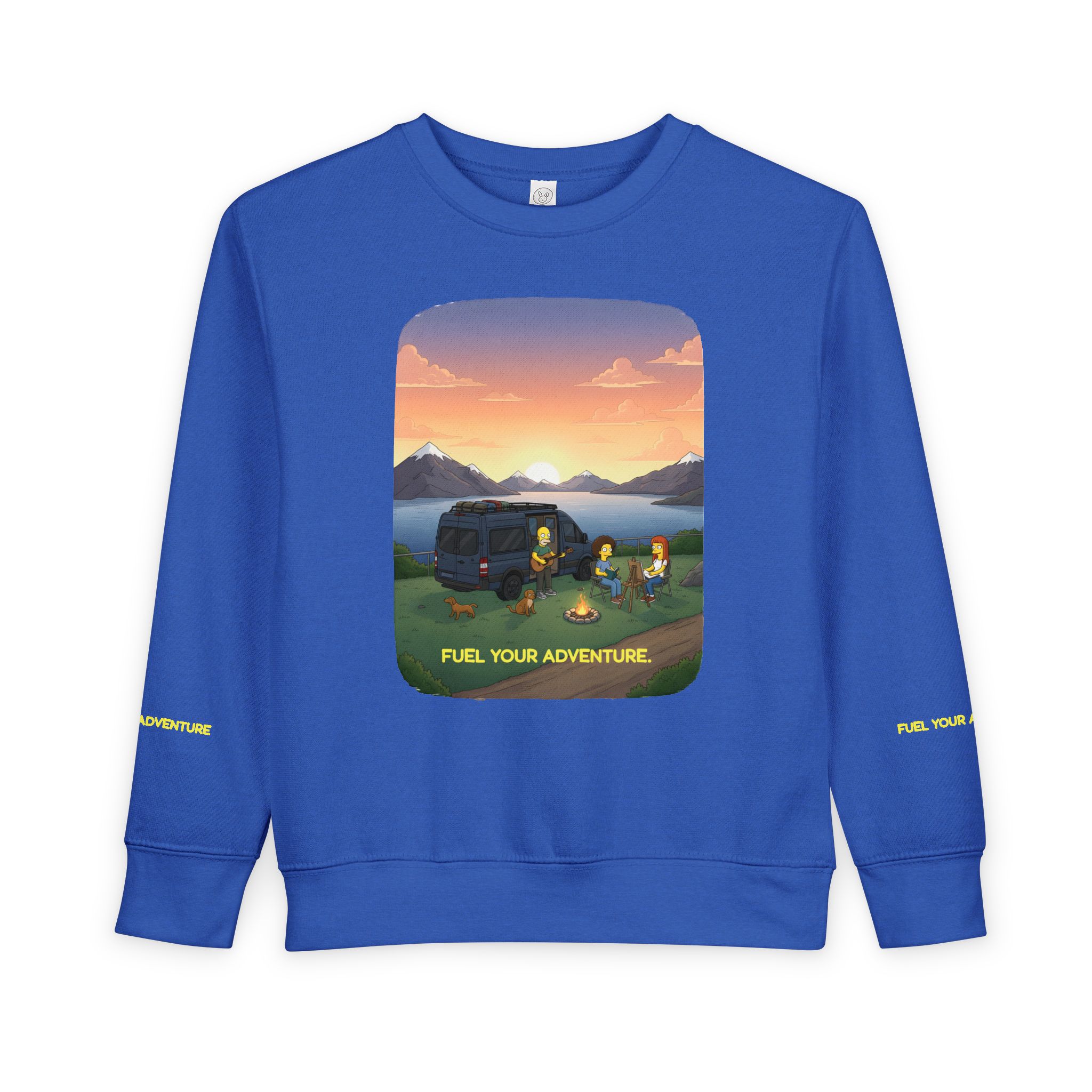 Toddler Sweatshirt - "Fuel Your Adventure" (Design Sitcom-Line)