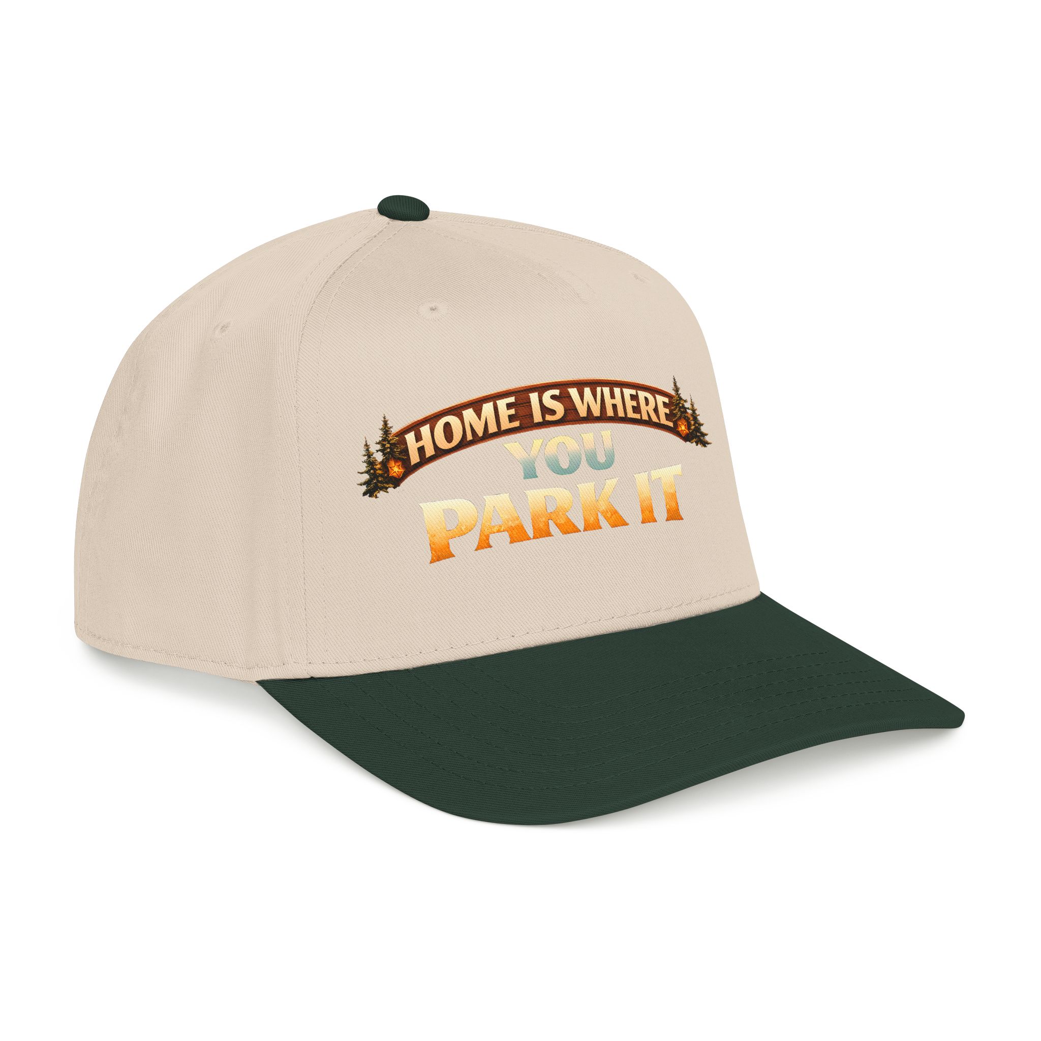 Baseball Cap - "Home Is Where You Park It" Design Scenic-Line