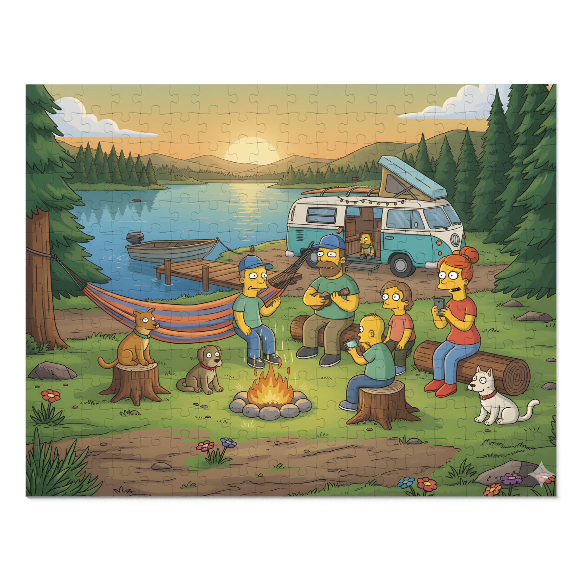 Jigsaw Puzzle with Tin — Scenic Campervan Jigsaw