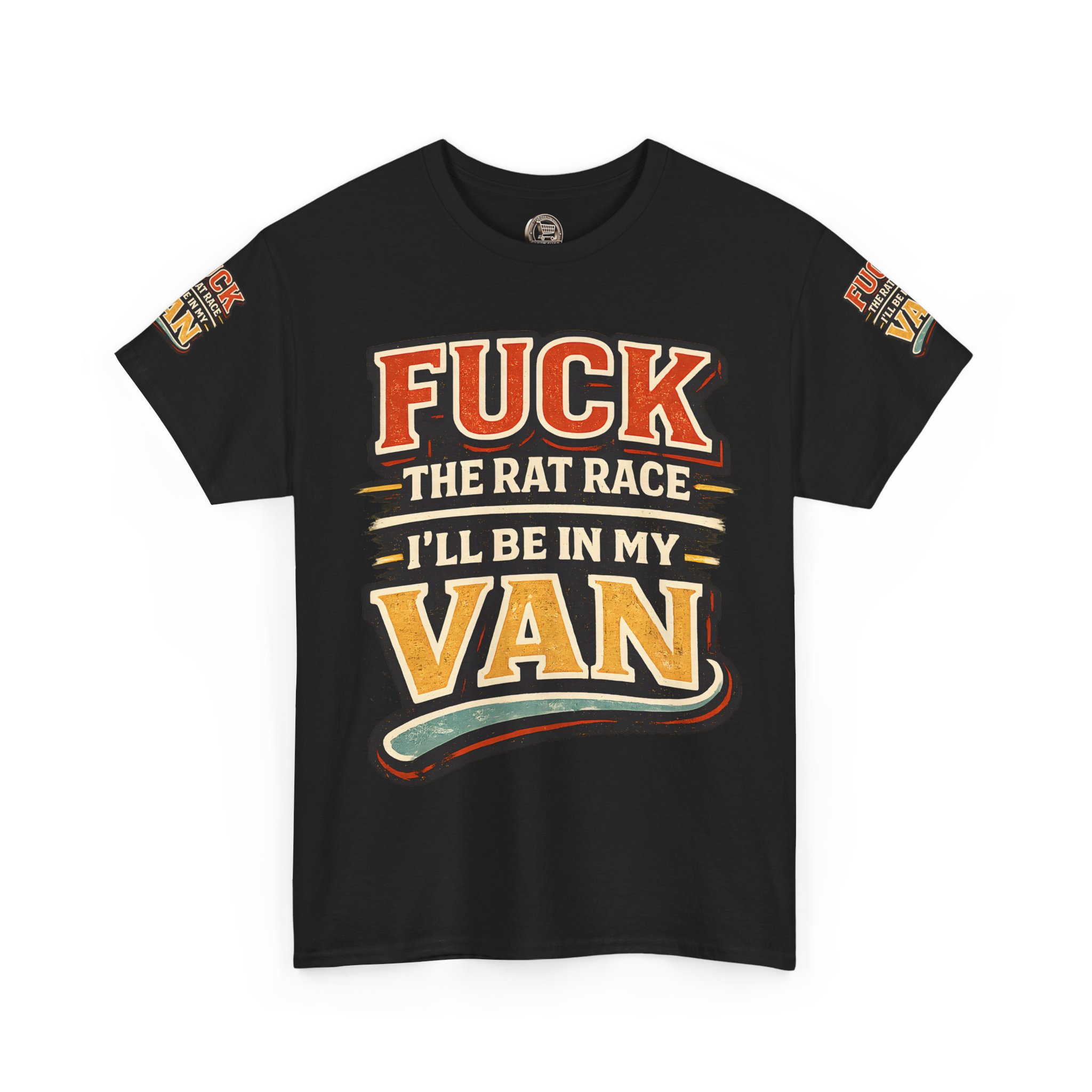 10817009974571305482_2048.jpeg Unisex Heavy Cotton Tee — "Fuck The Rat Race" Design F**K-Line